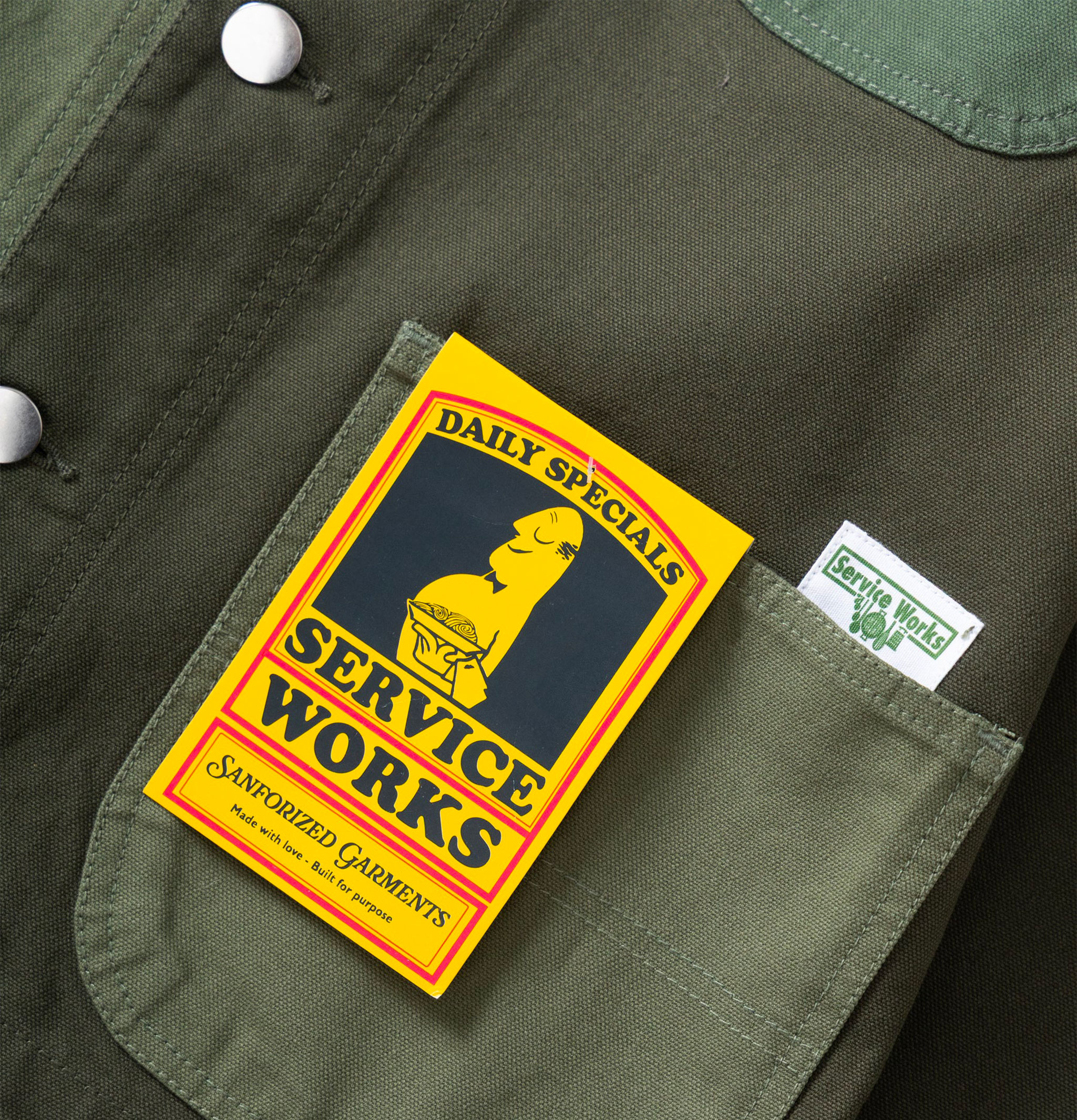 Service Works Patchwork Coverall 2.0 Jacket Green