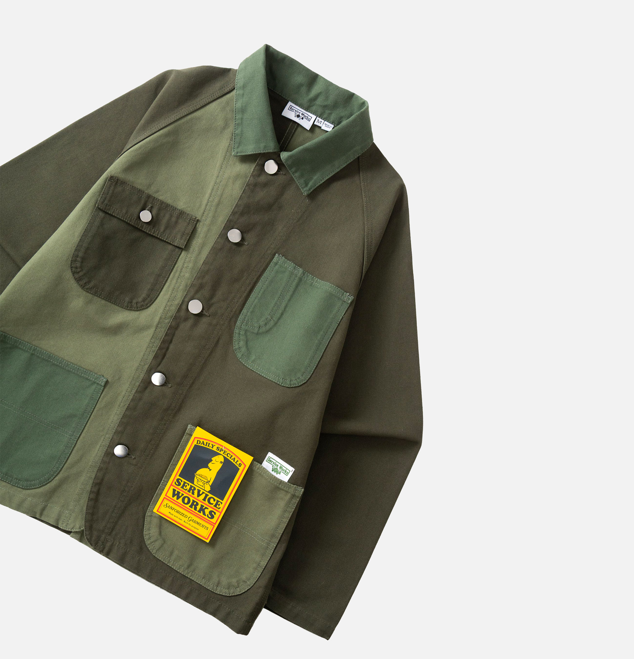 Service Works Veste Patchwork Coverall 2.0 Vert