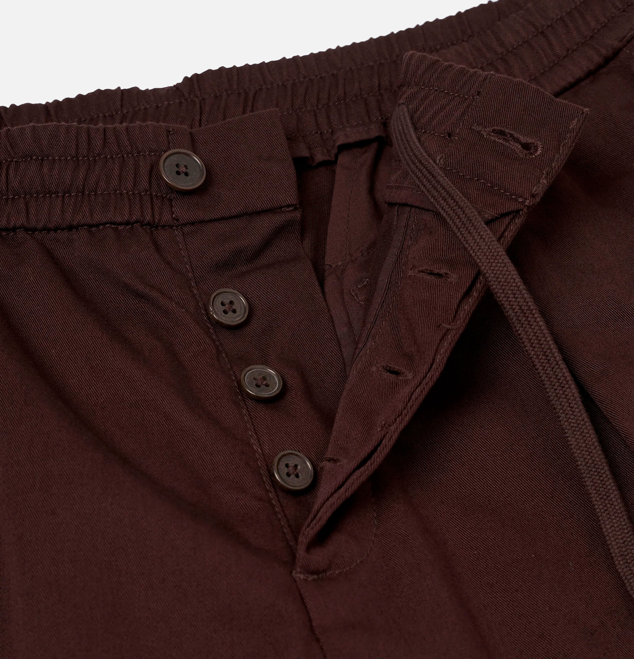 Universal Works Pantalon Pleated Track Marron