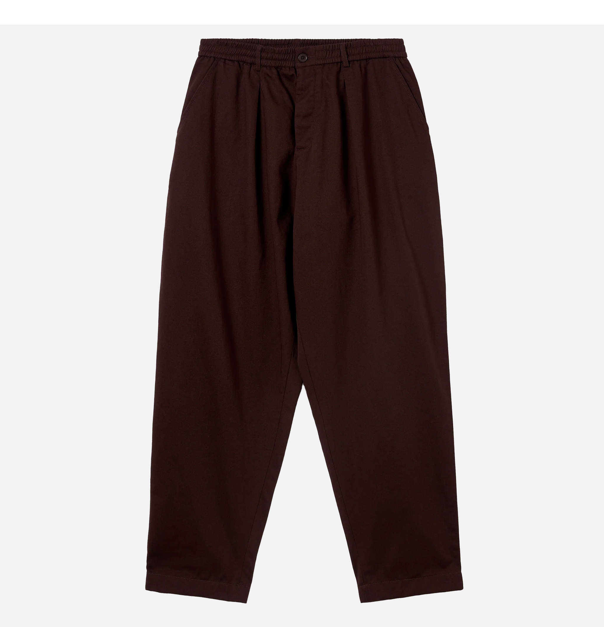 Universal Works Pantalon Pleated Track Marron