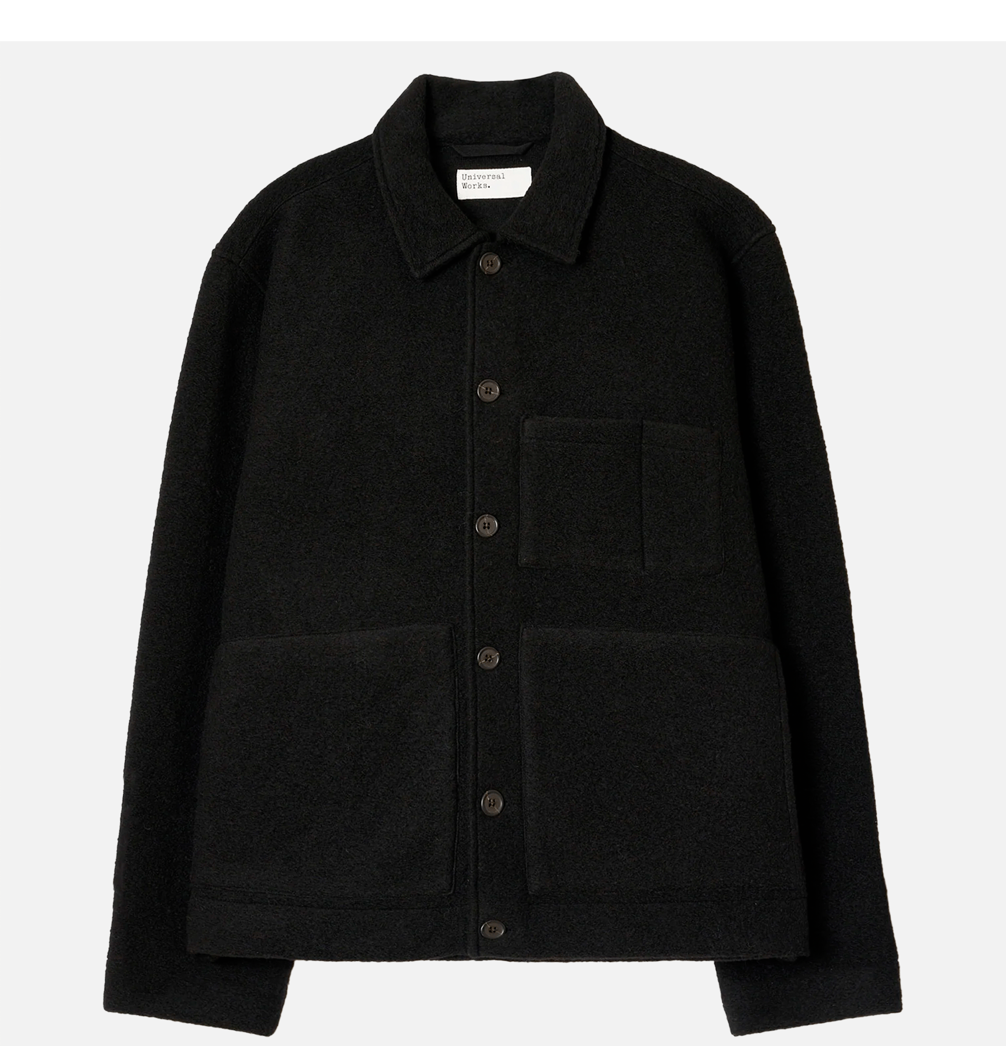 Universal Works Wool Uniform Jacket Black