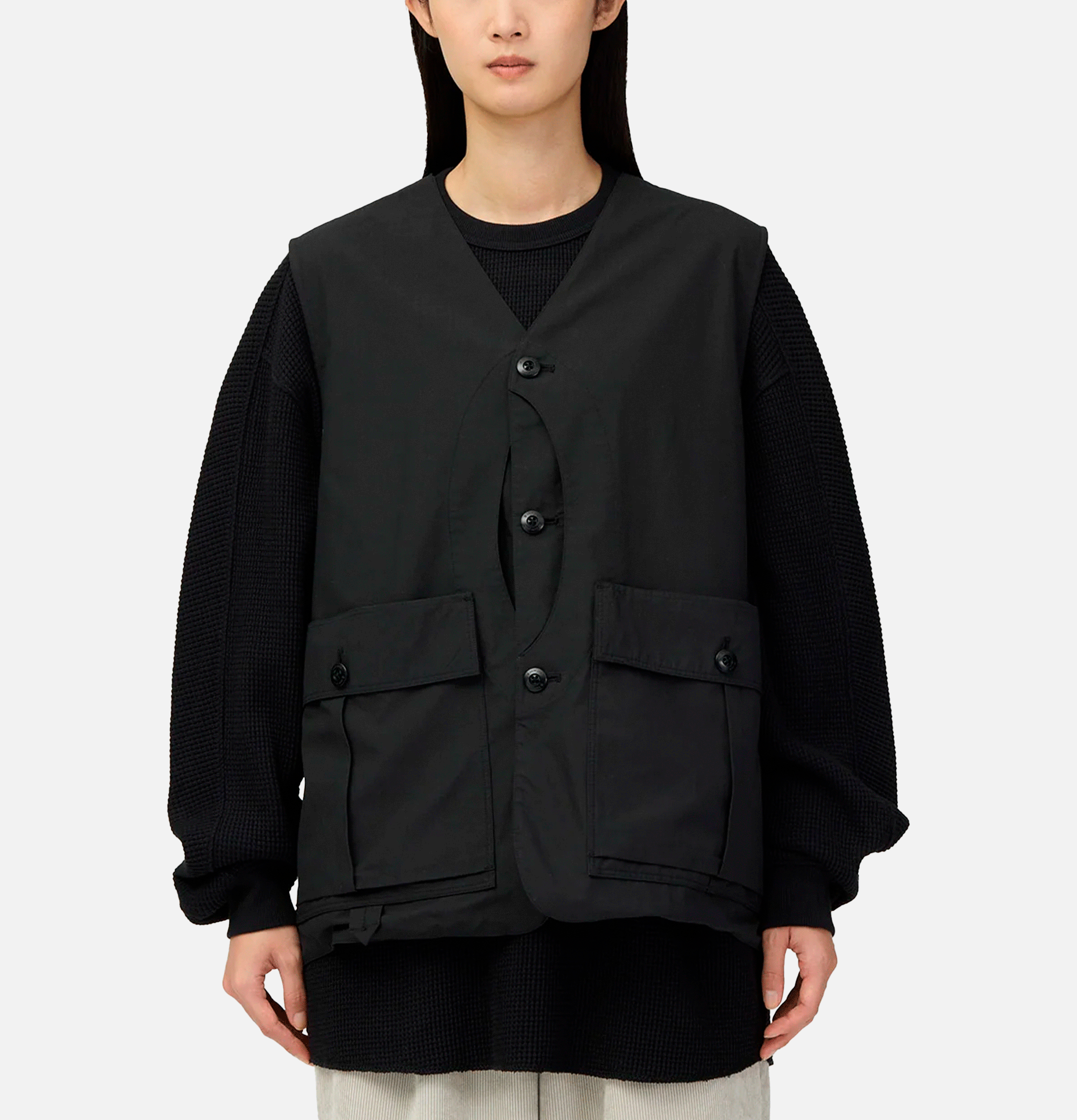 Snow Peak Hybrid Takibi Black Vest