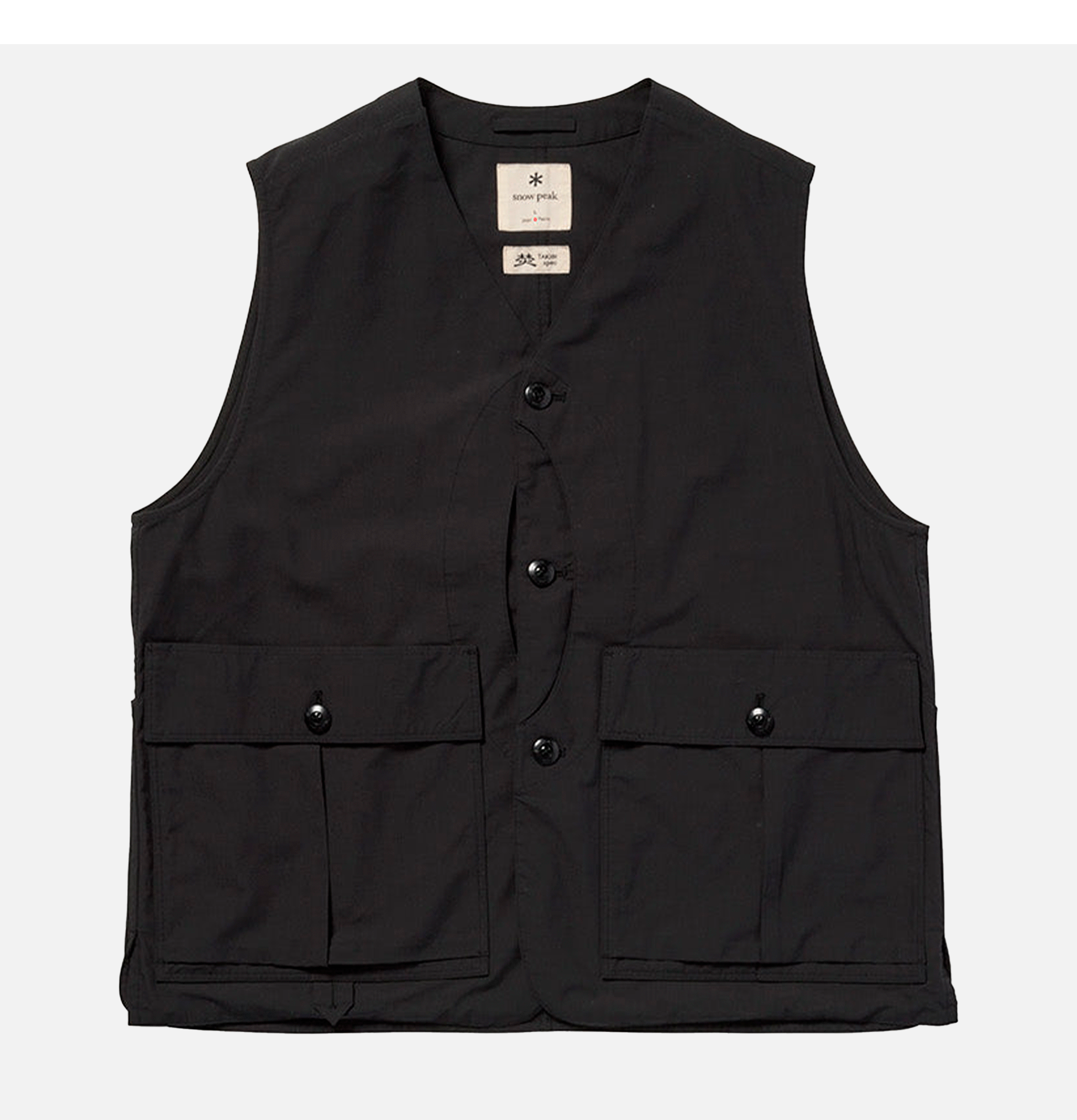 Snow Peak Hybrid Takibi Black Vest