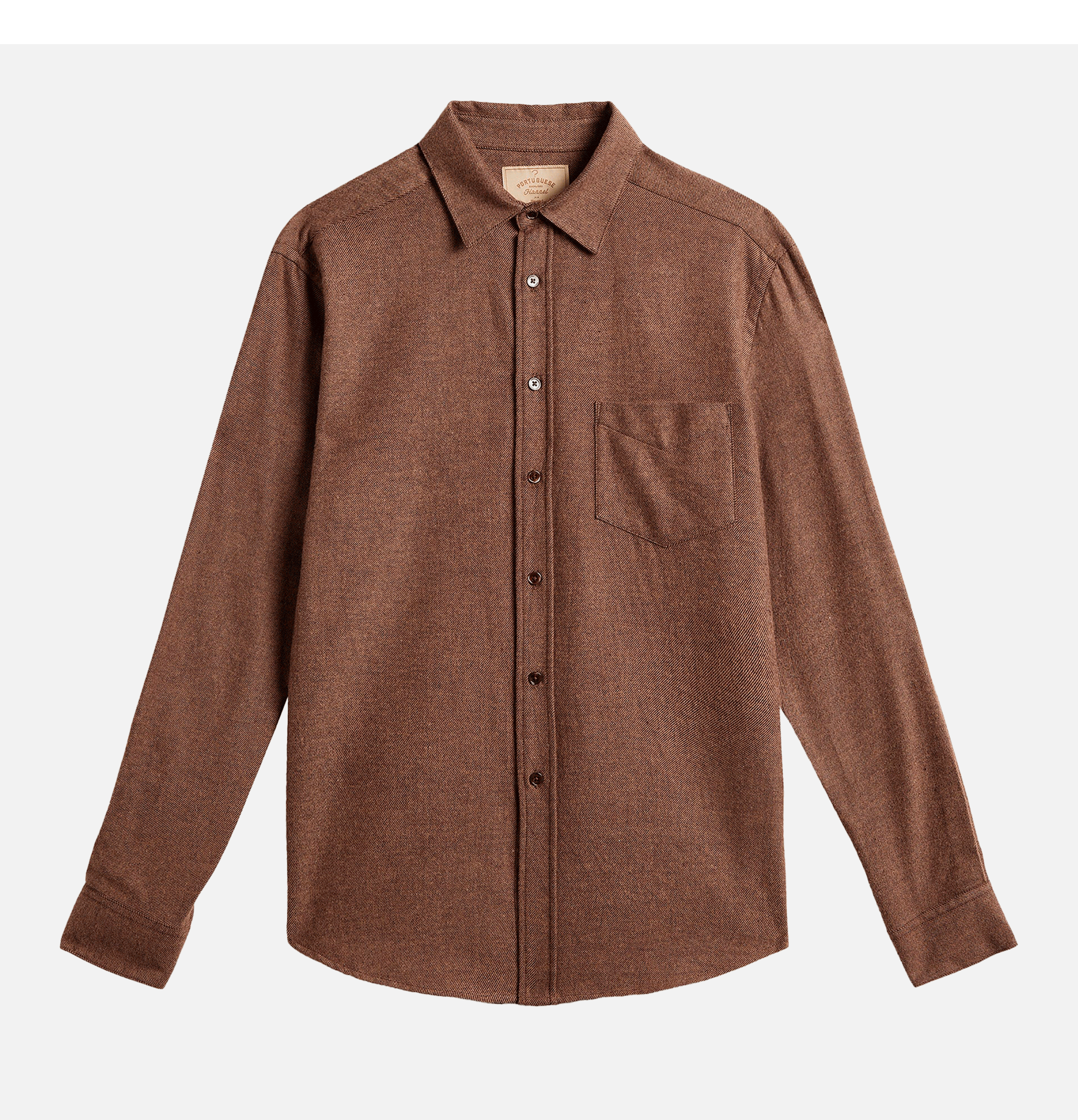 Teca Almond Portuguese Flannel Shirt