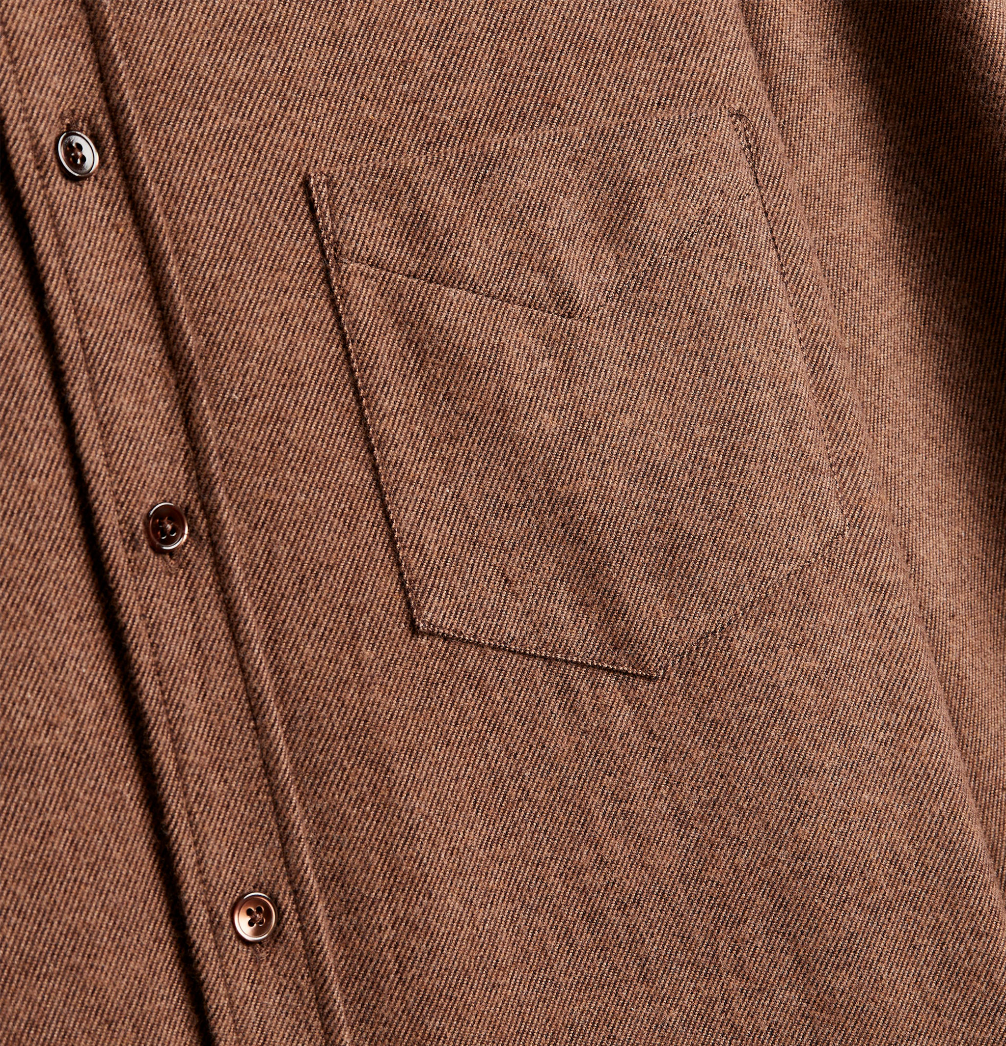 Teca Almond Portuguese Flannel Shirt