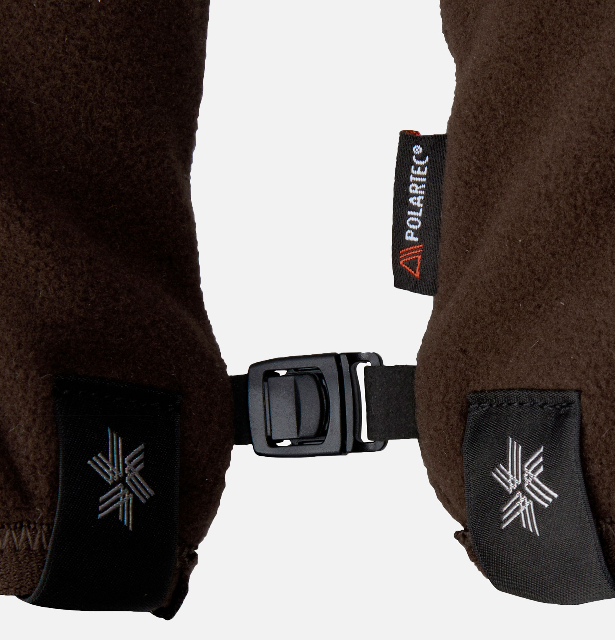 Goldwin Polartec Wind Pro Gloves Brown