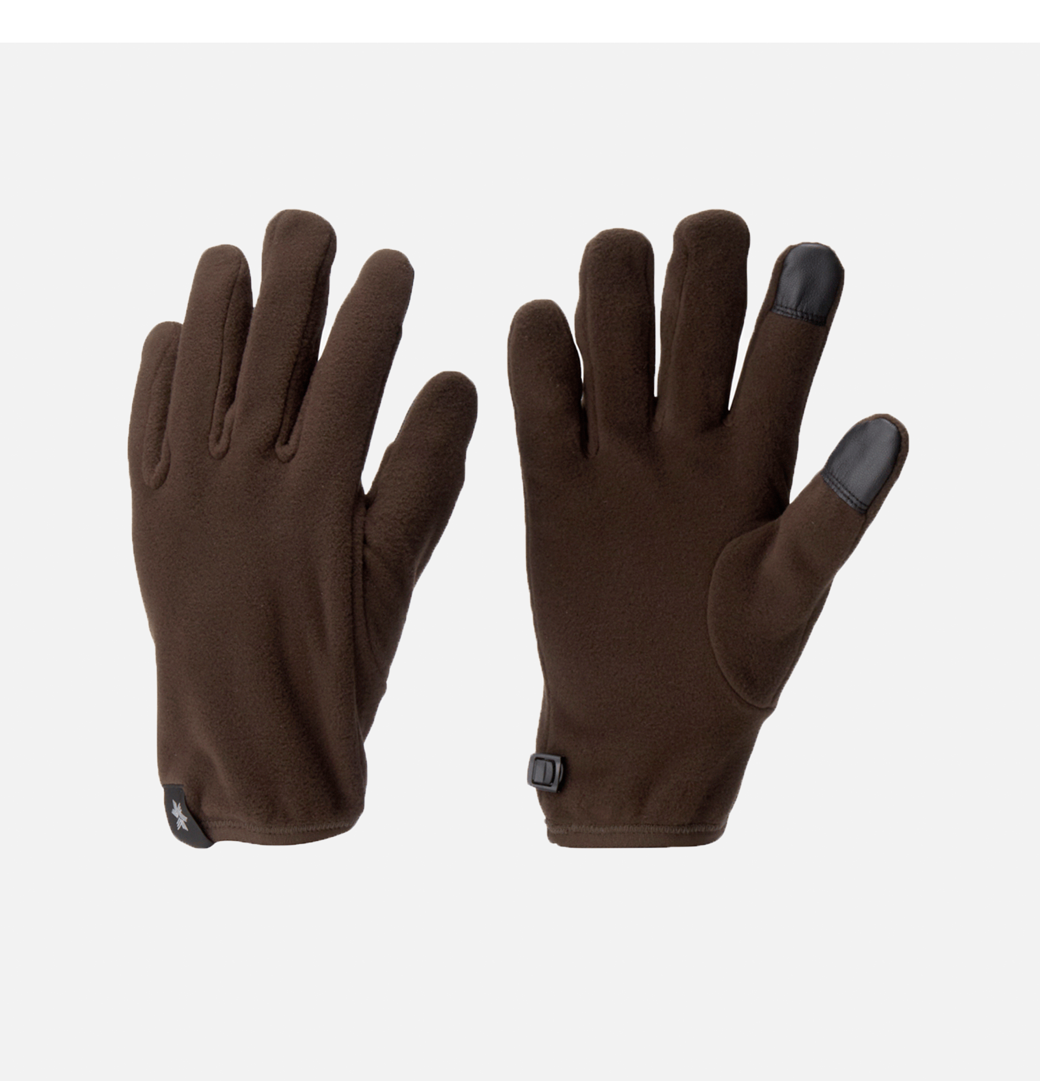 Goldwin Polartec Wind Pro Gloves Brown