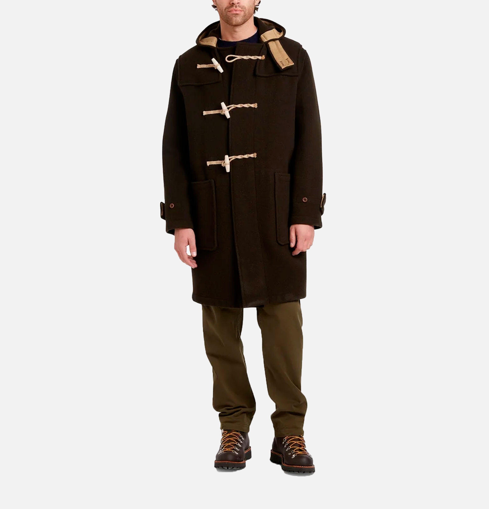 Gloverall Manteau Duffle-coat Original Monty Marron