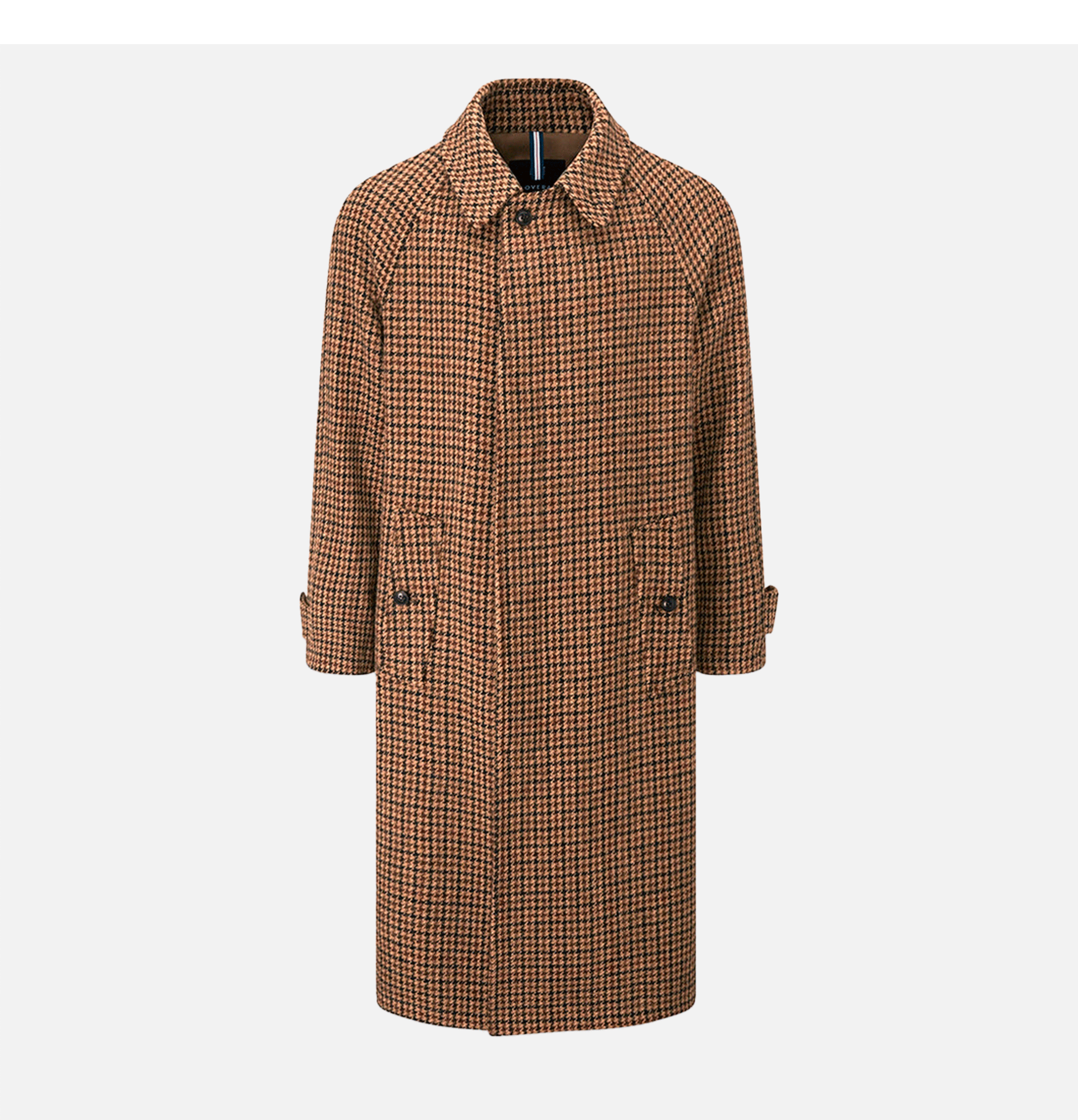 Gloverall Hynes Harris Tweed® Brown Coat