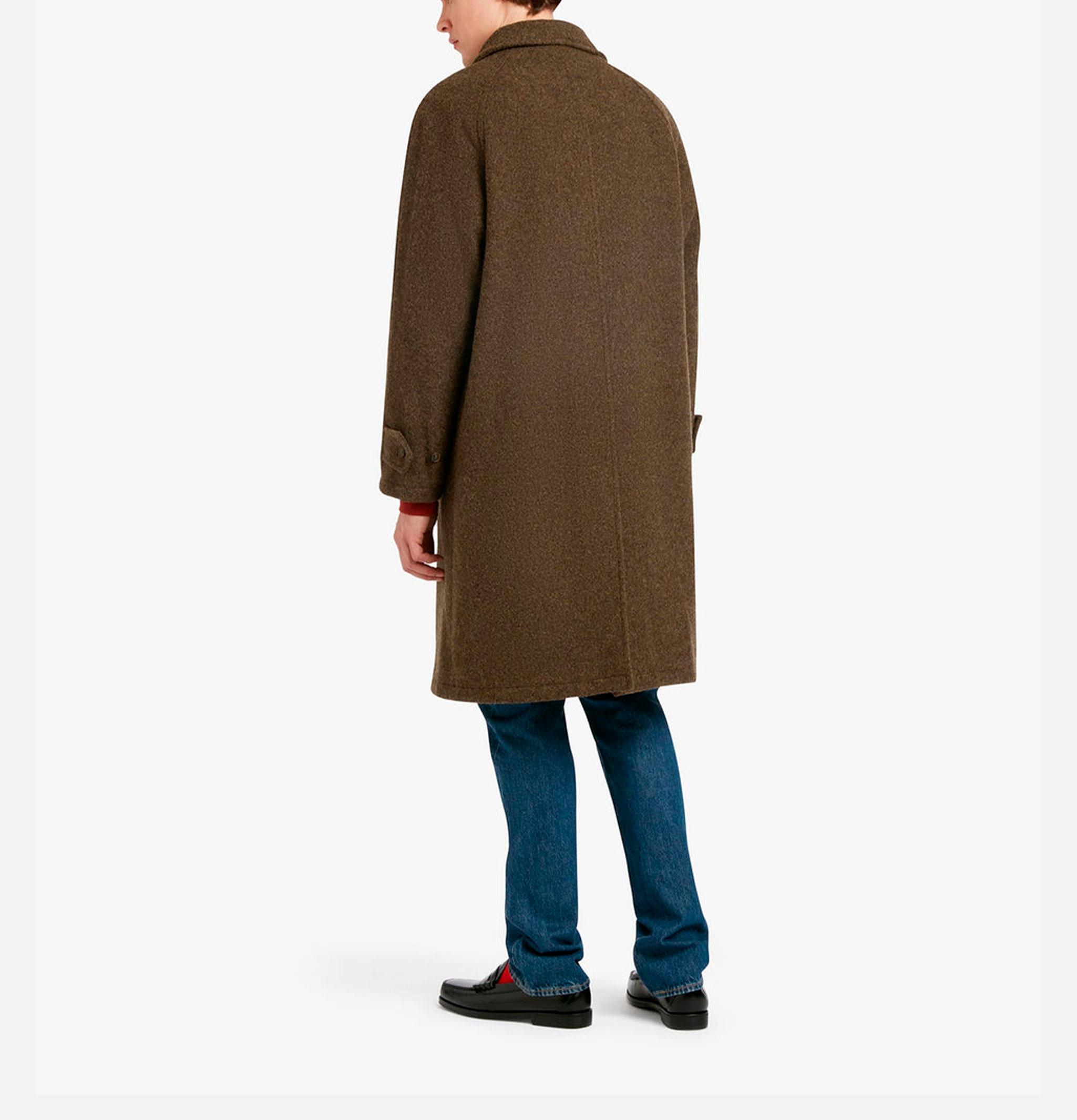 Gloverall Manteau Laine Hynes Mocha