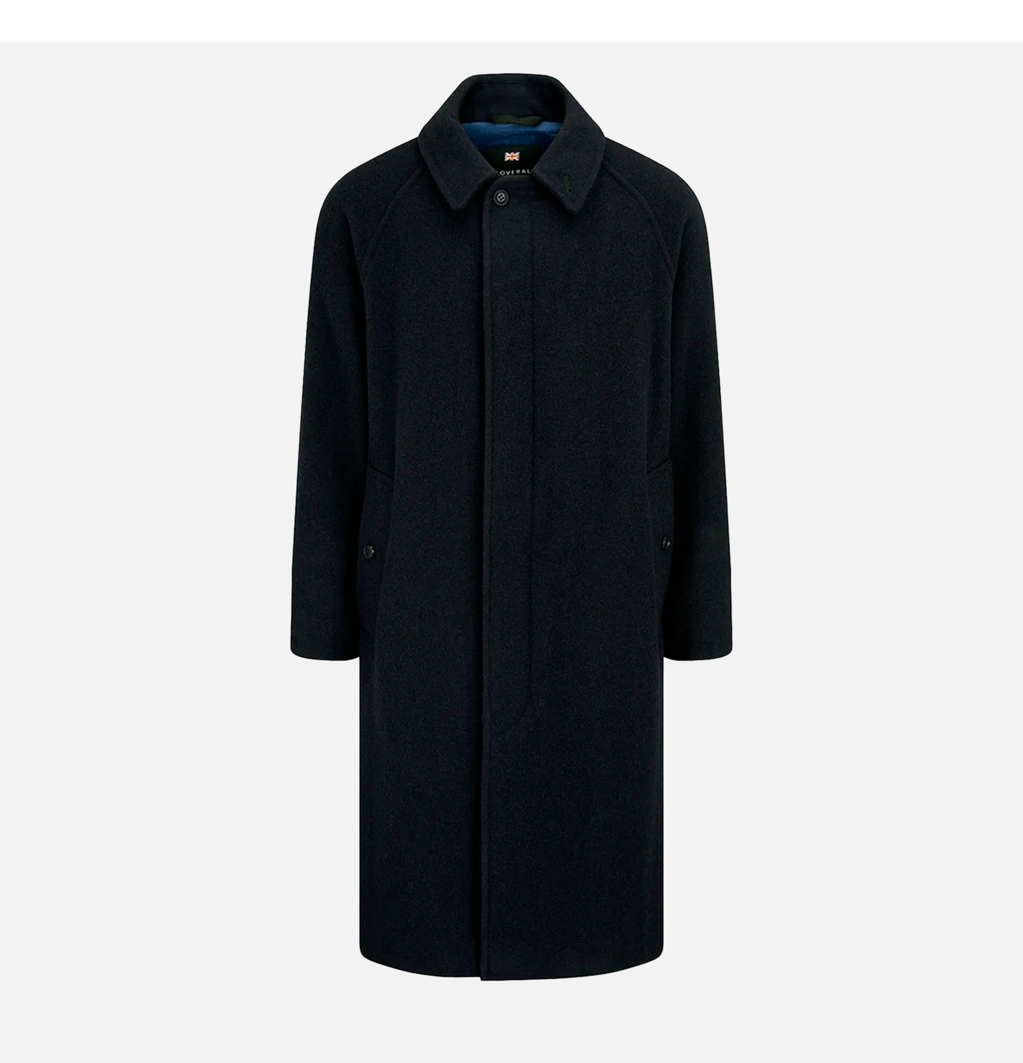 Gloverall Manteau Laine Hynes Navy
