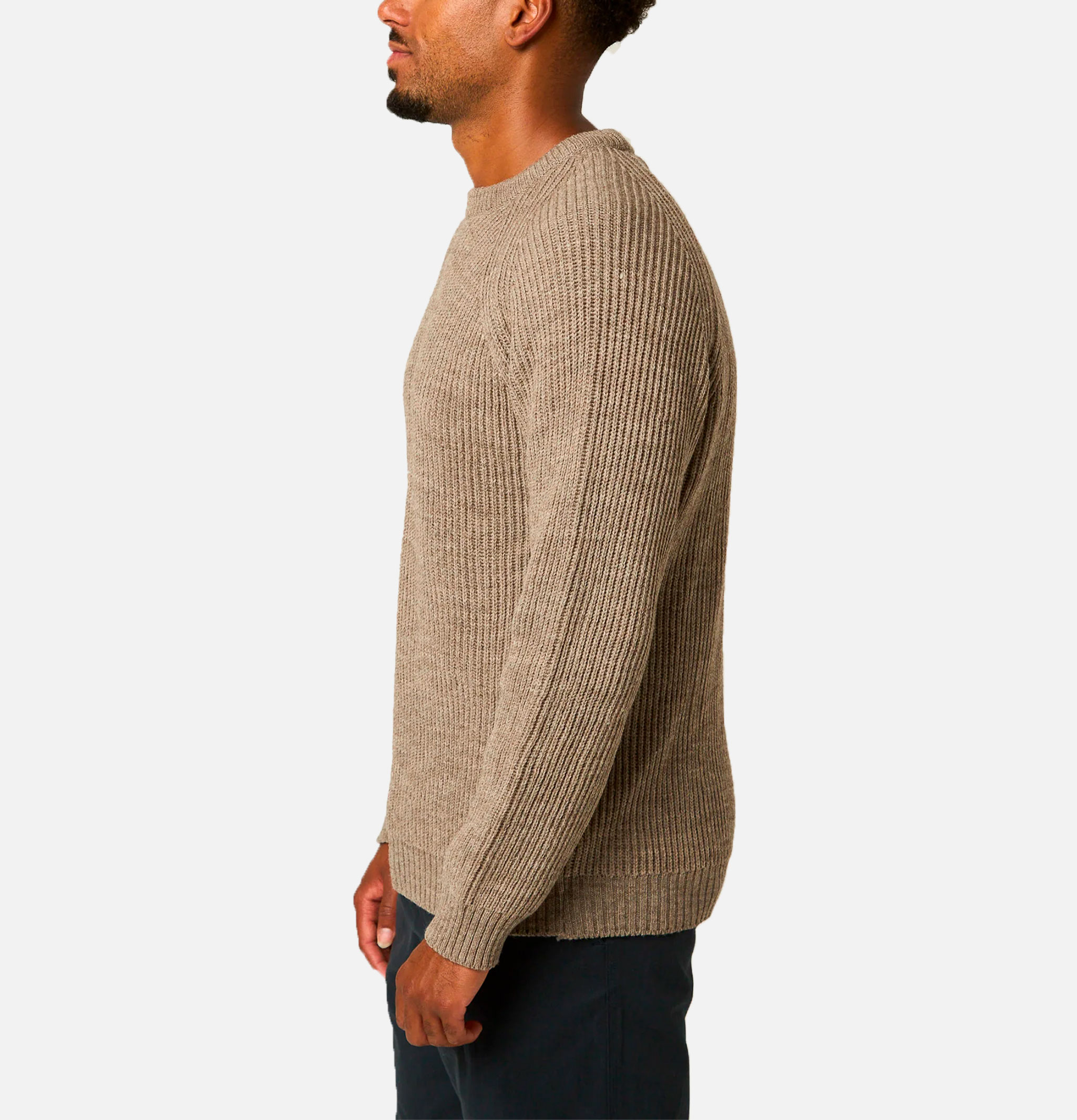 Peregrine Ford Crew Sweater in Oak