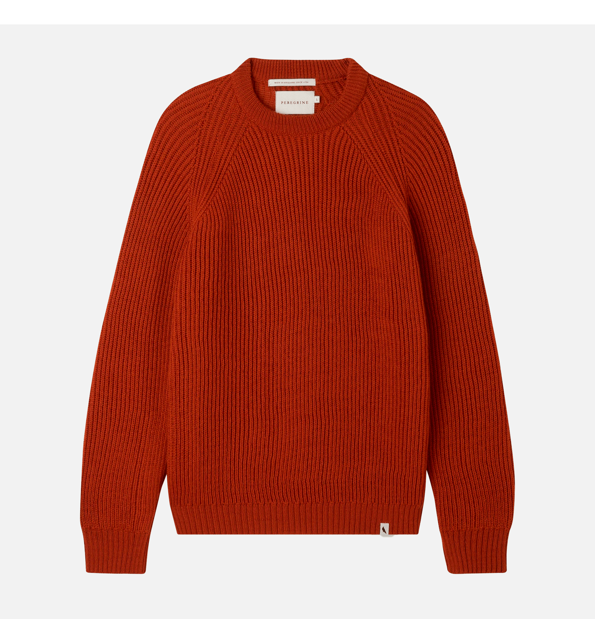 Peregrine Ford Crew Sweater in Orange