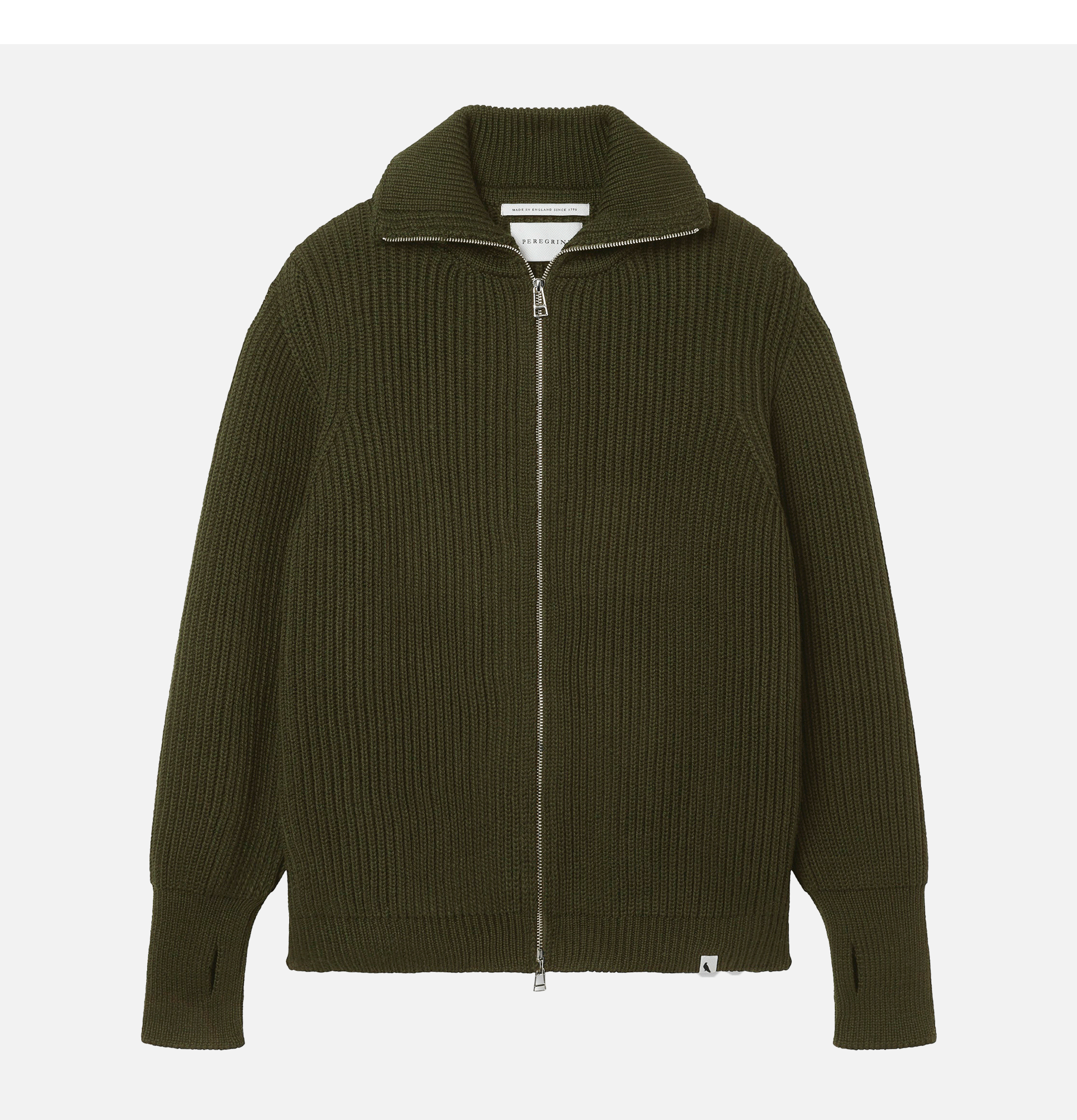 Peregrine Cardigan Fisherman Olive