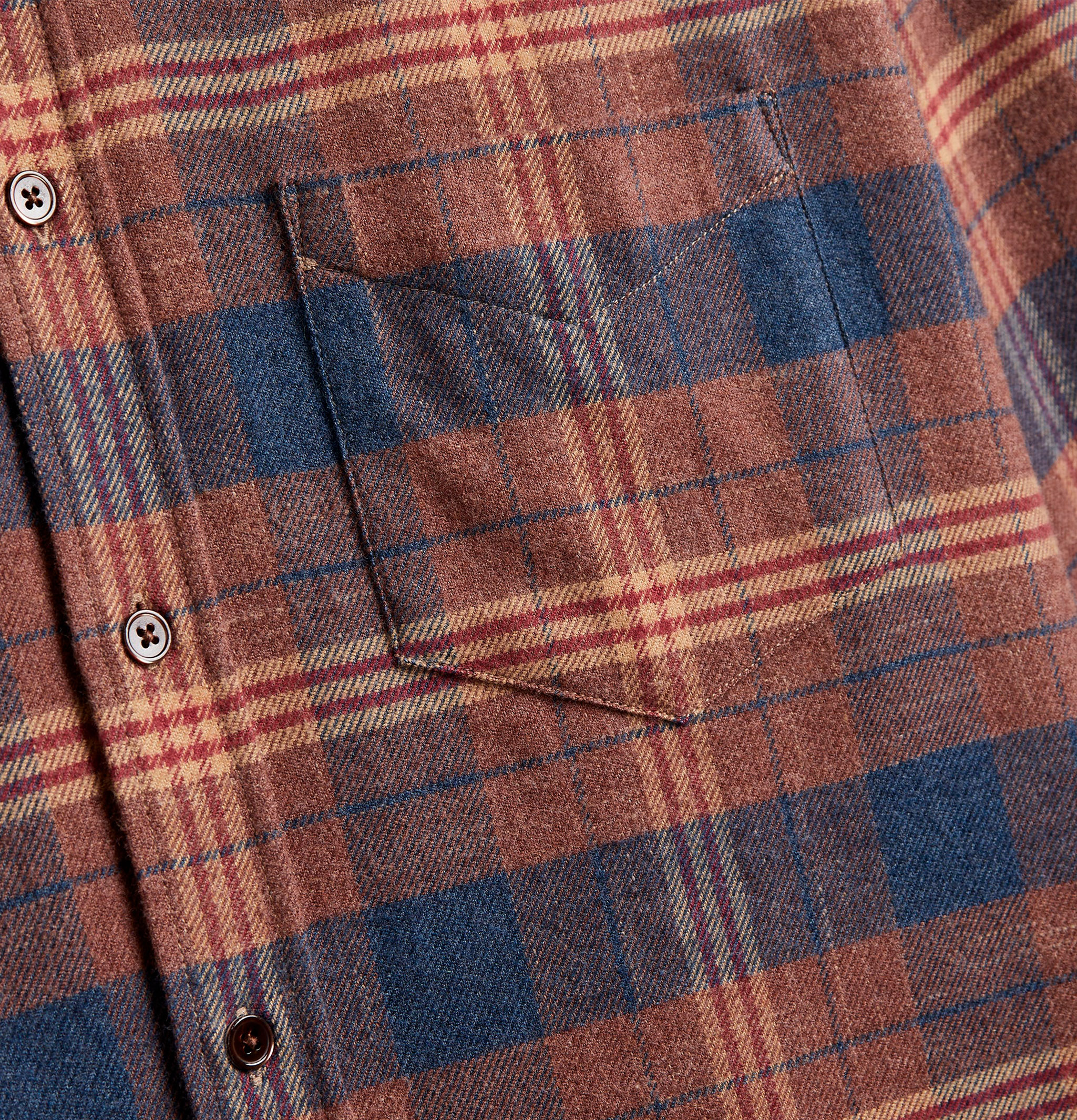 Portuguese Flannel Chemise Logia Marron