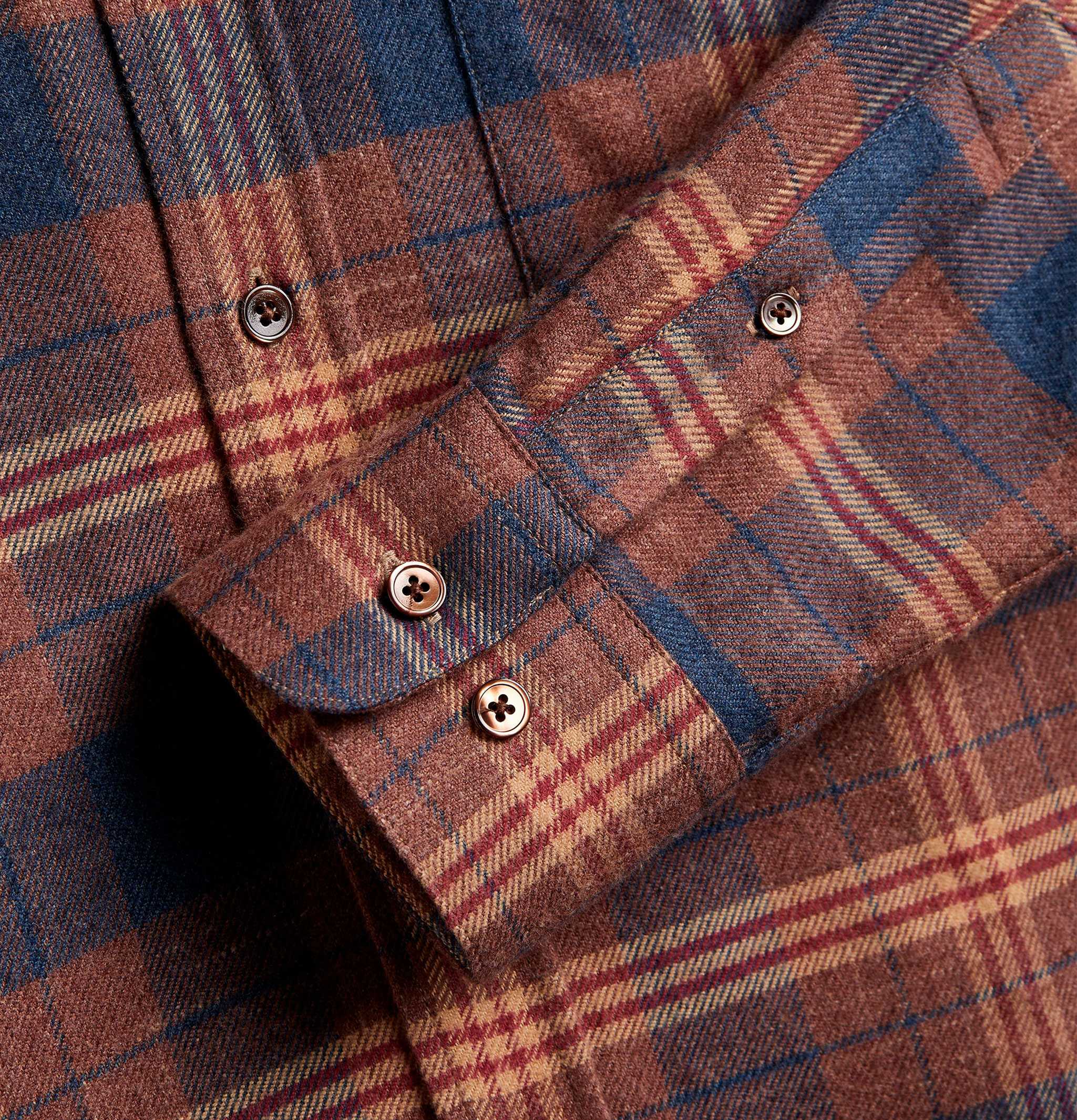 Portuguese Flannel Chemise Logia Marron