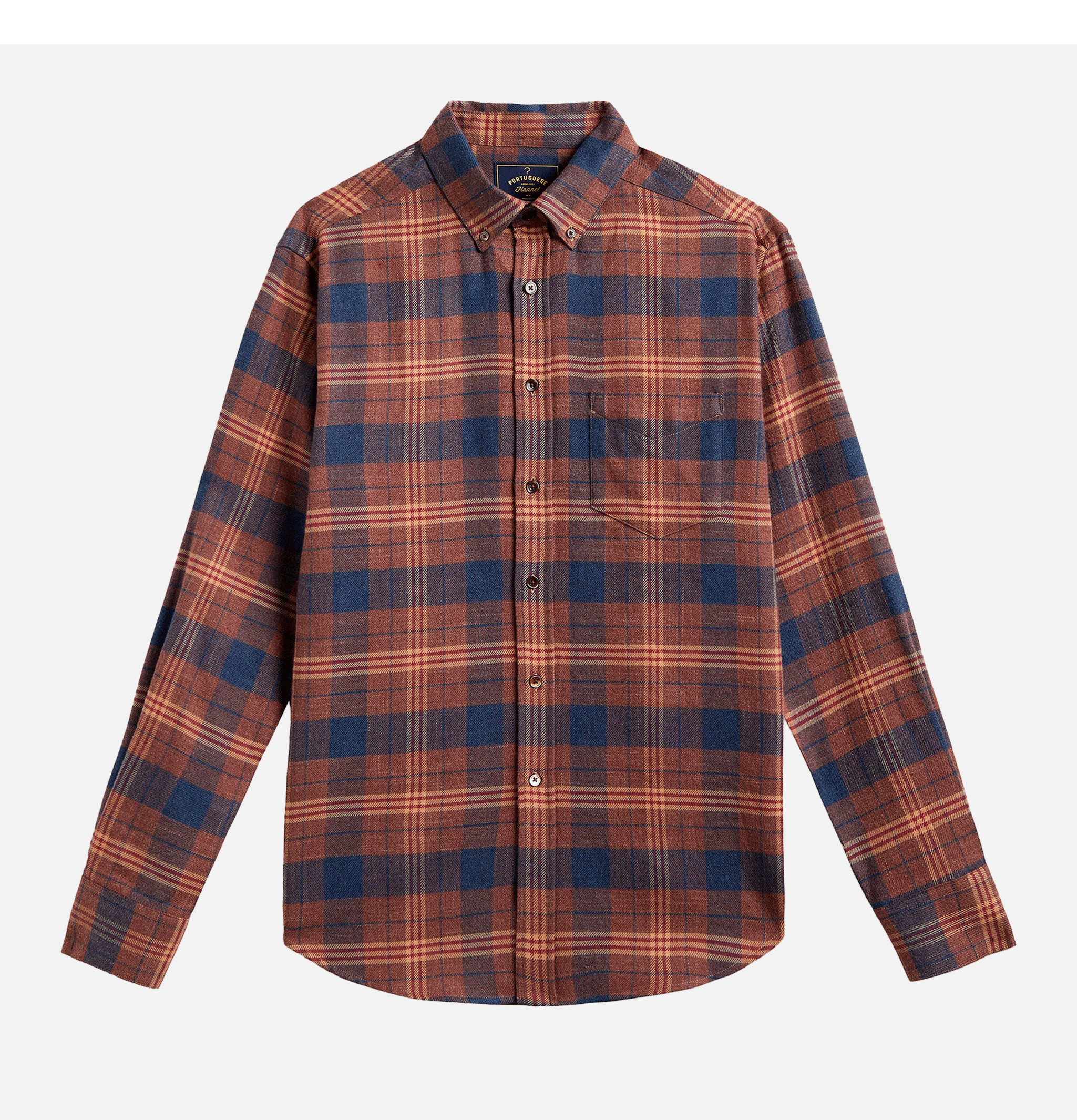 Portuguese Flannel Logia Brown Shirt