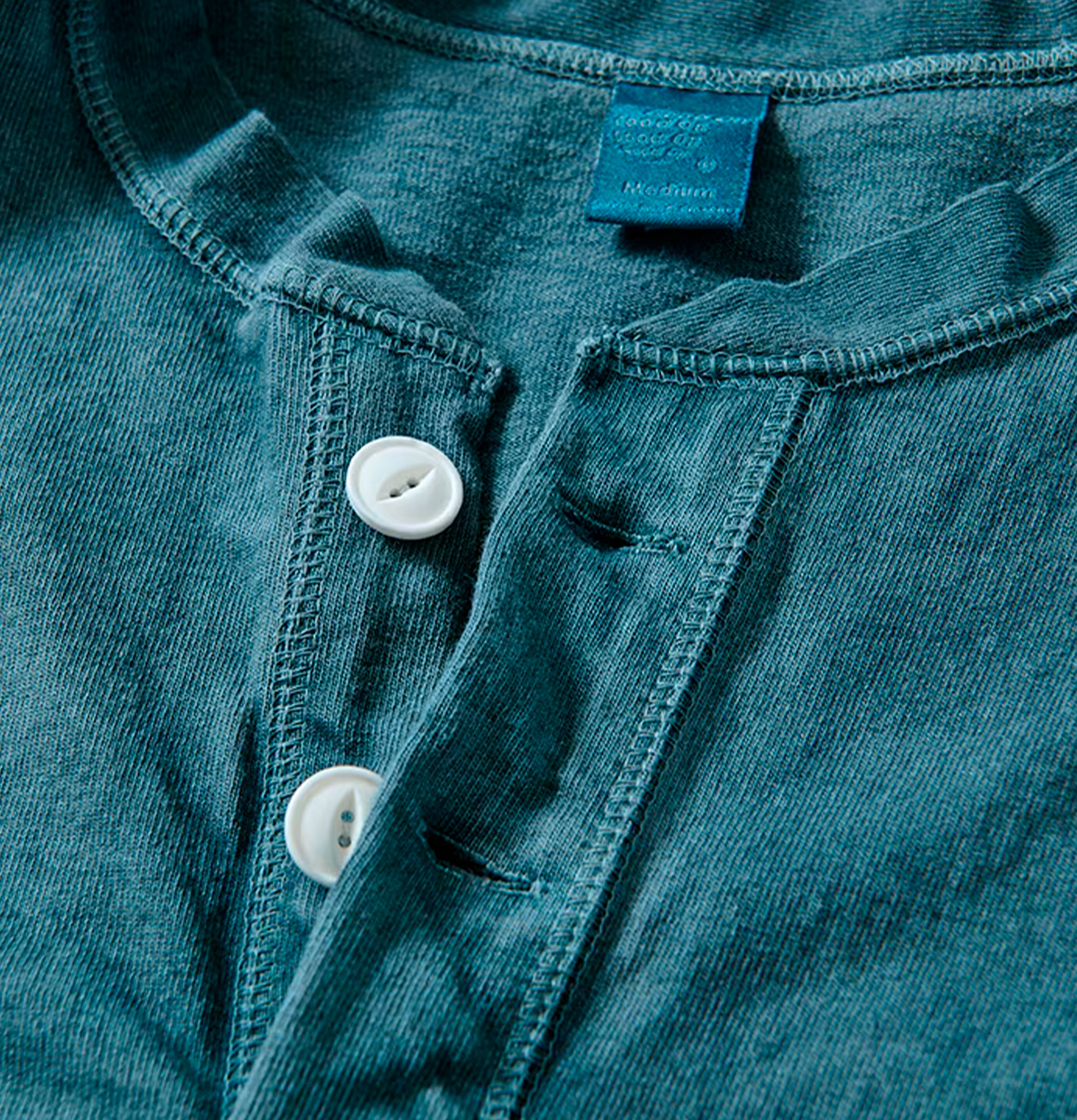 Good On T-shirt Heavy Henley Slate
