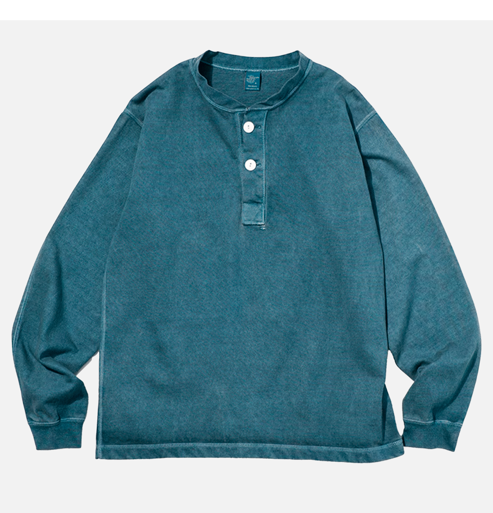 Good On T-shirt Heavy Henley Slate