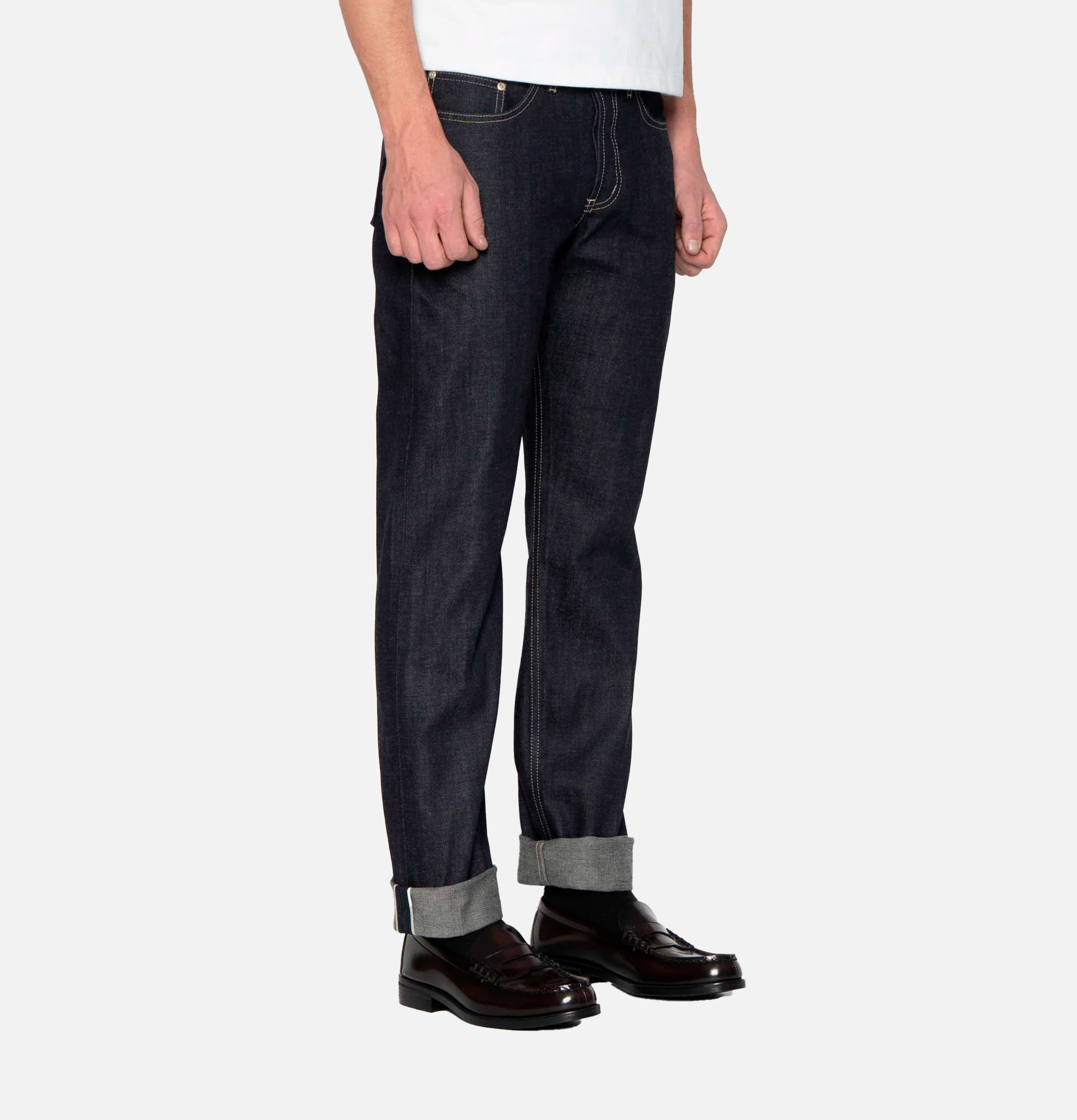 Naked & Famous Denim FoxFibre® Green Weft Jeans