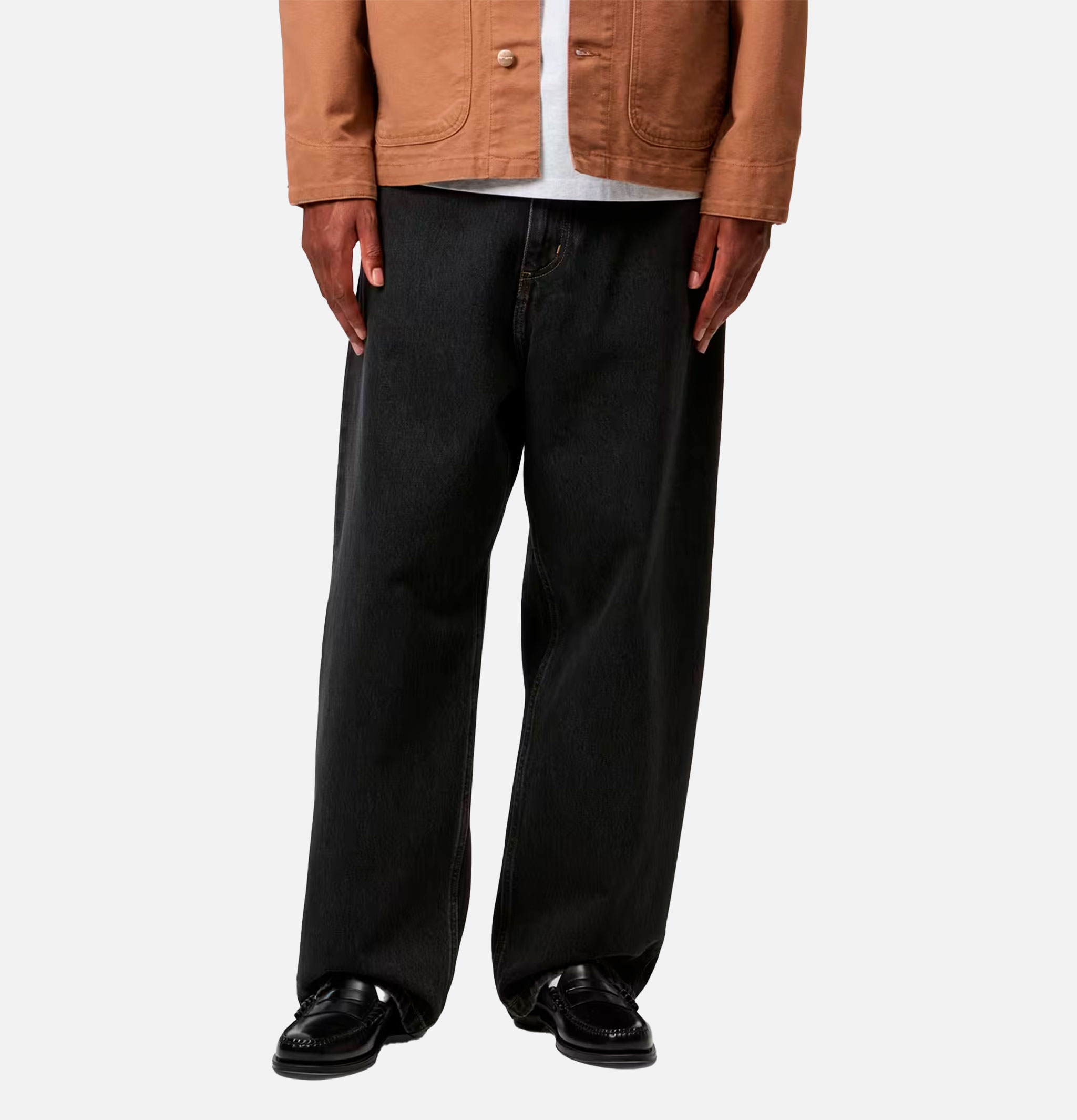 CARHARTT WIP Brandon Pant Black Stone Wash