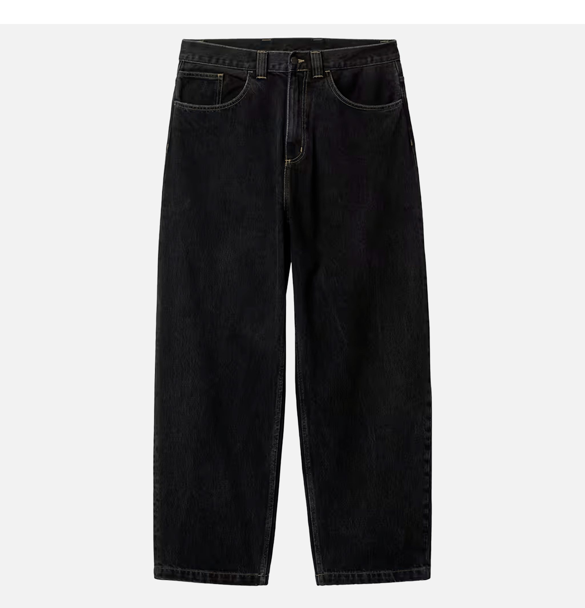 CARHARTT WIP Brandon Pant Black Stone Wash