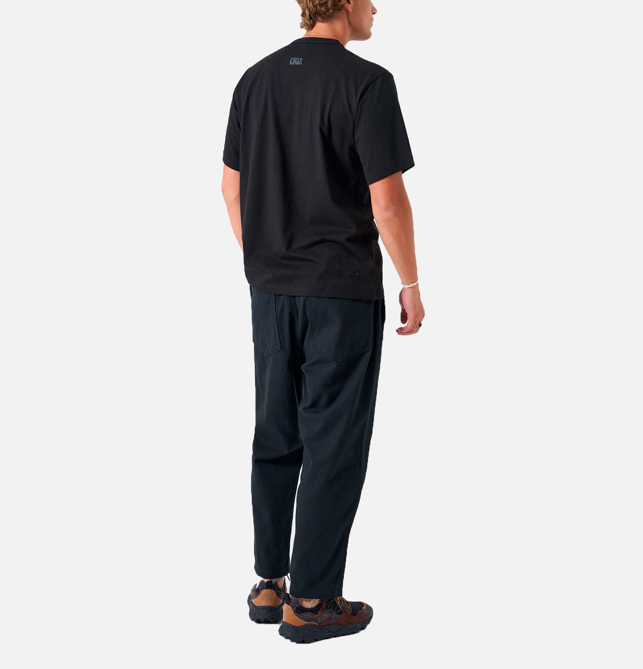 Universal Works Hi Water Trouser Brushed Moleskin Black