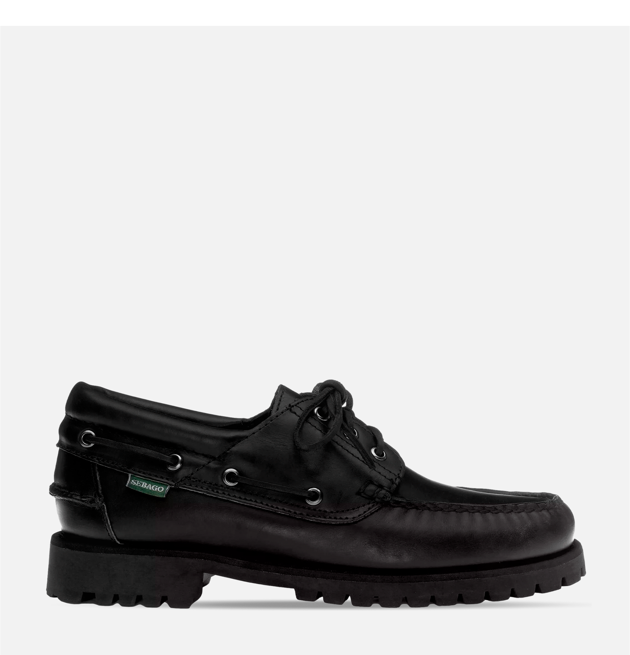 Sebago Acadia Waxy Loafers Black