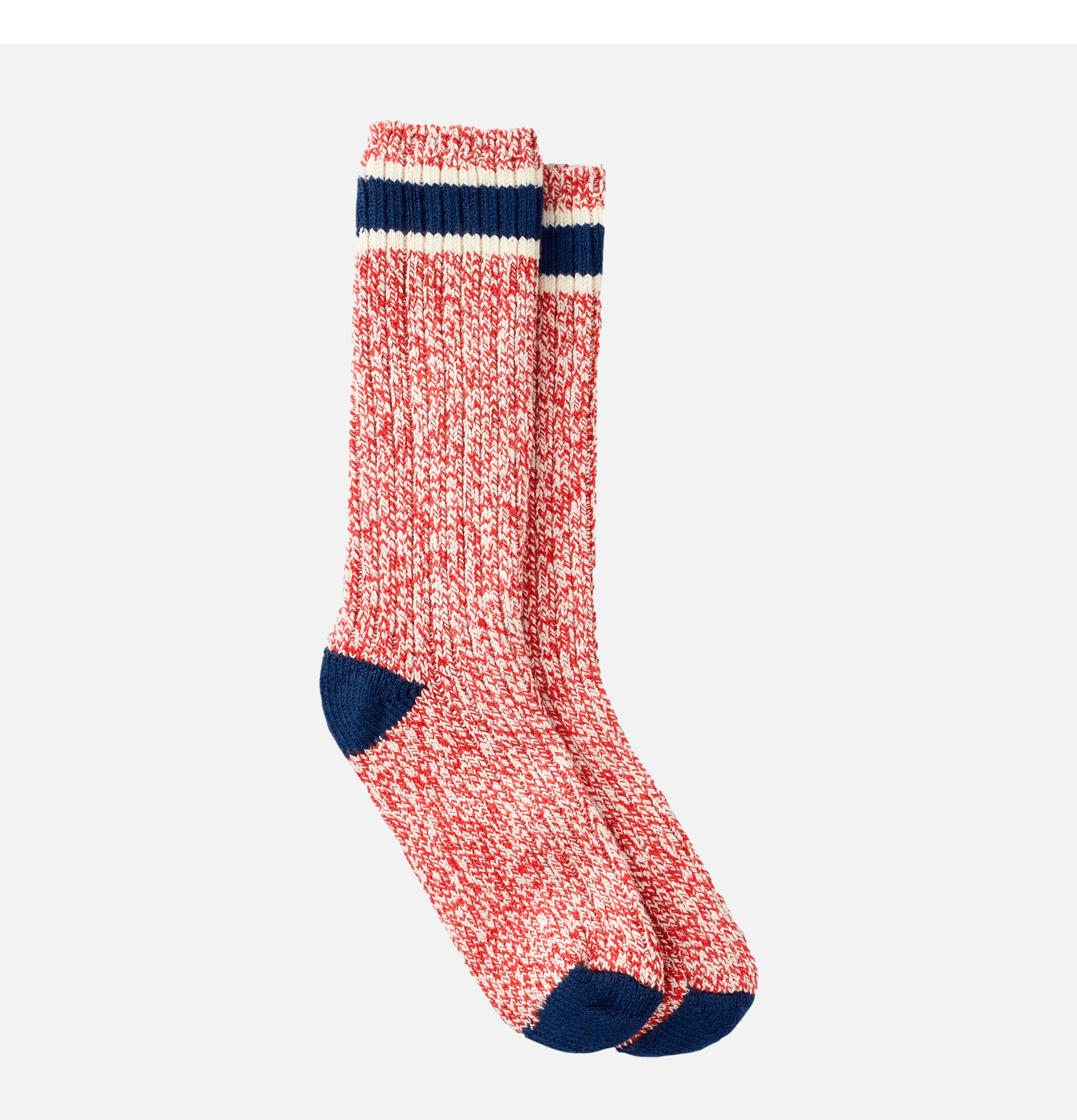 Red Wing Chaussettes Laine Blend Ragg Rouge