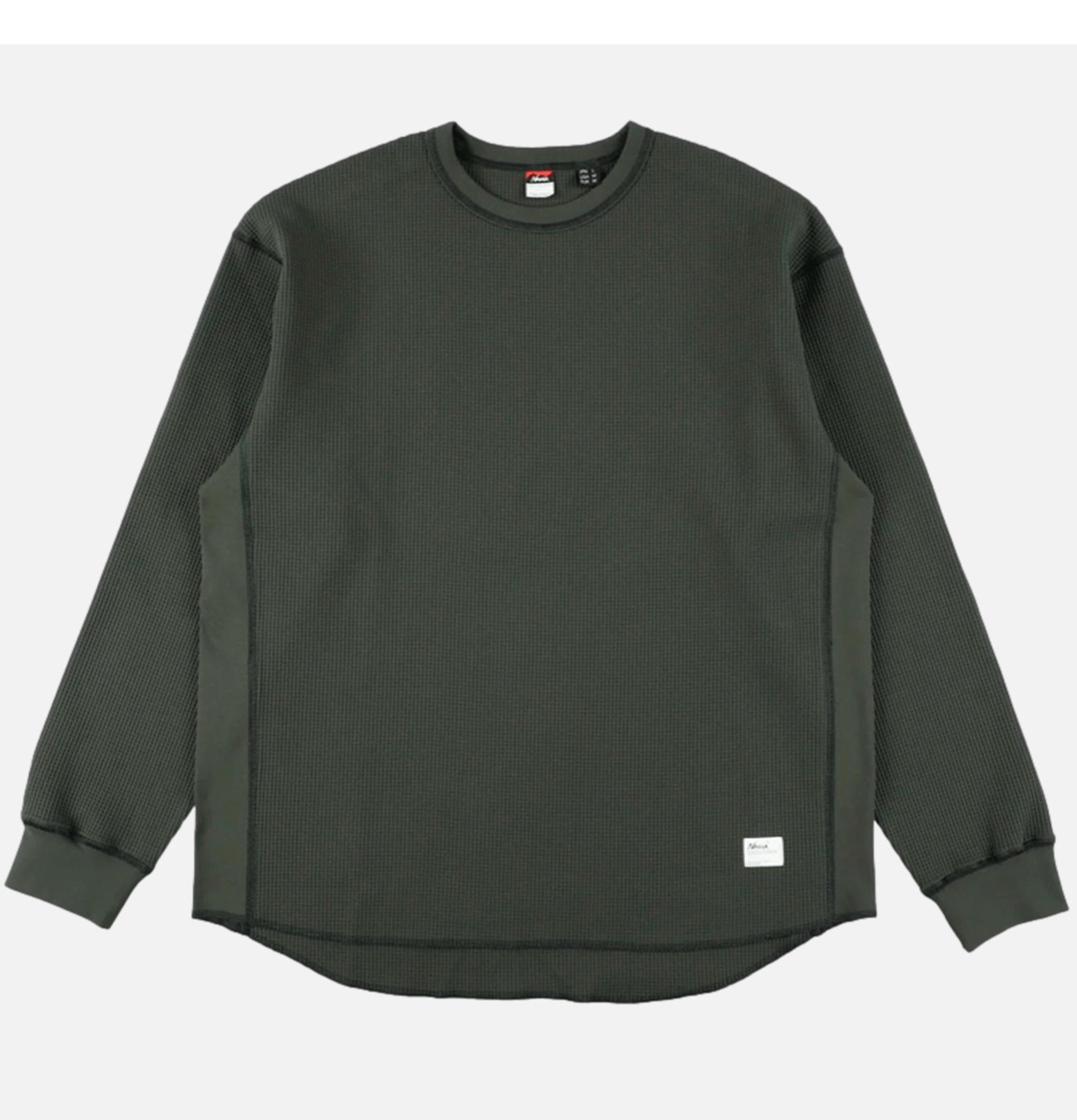 Nanga T-shirt LS Airflex Waffle Olive