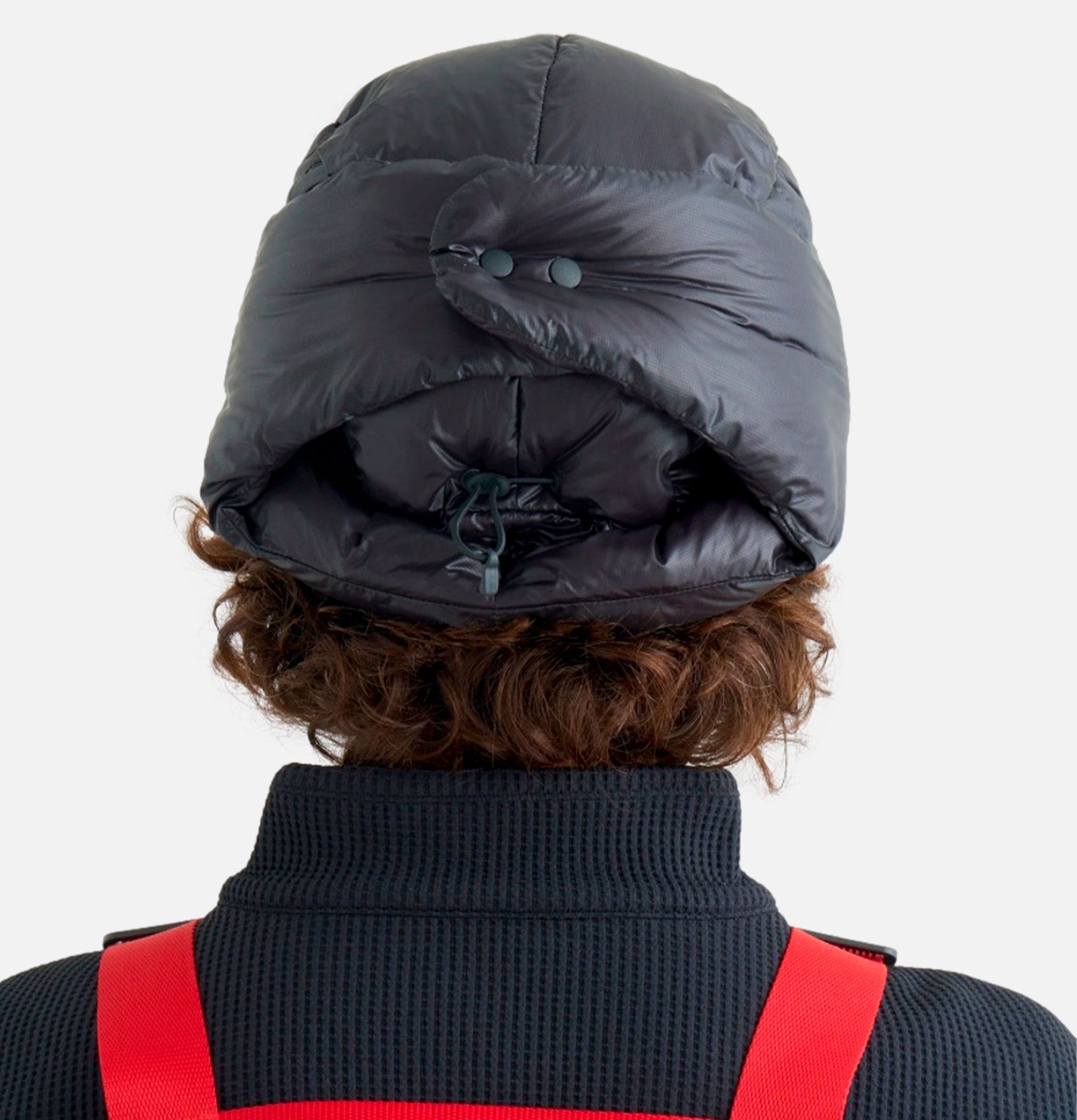 Nanga Ear Flap Lodge Down Cap Black