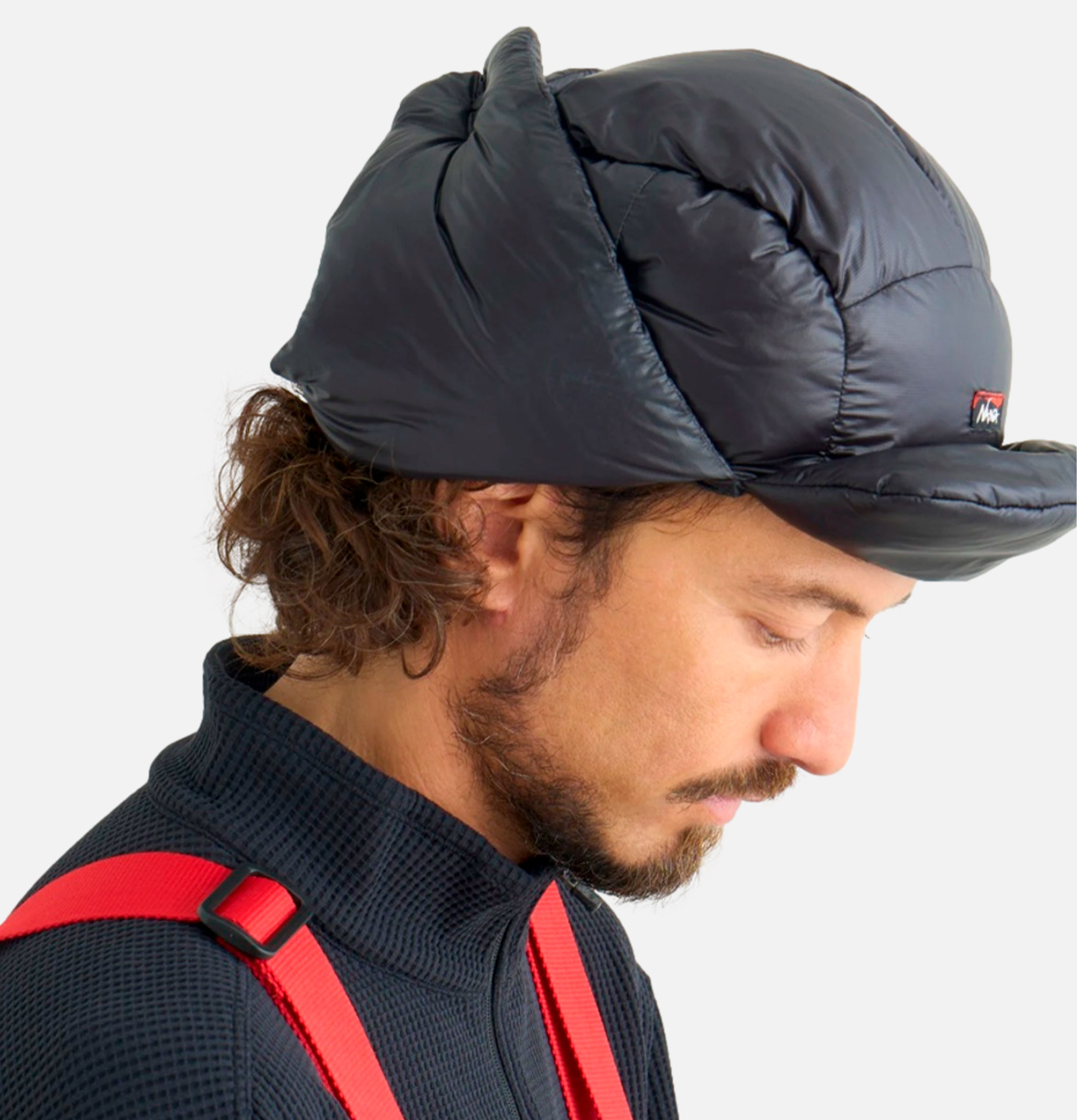 Nanga Ear Flap Lodge Down Cap Black
