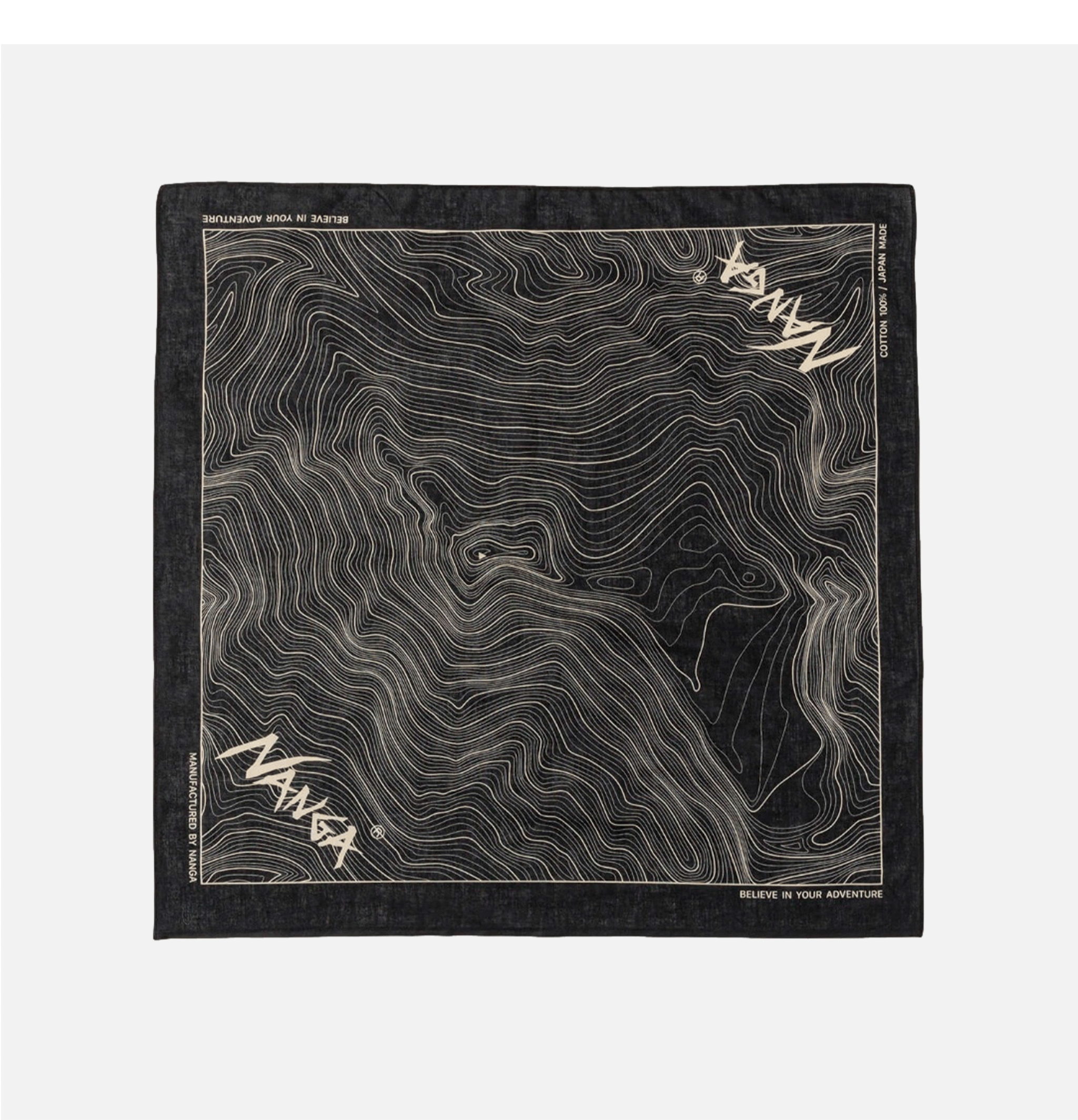 Nanga Bandana Carte de Parbat Noir