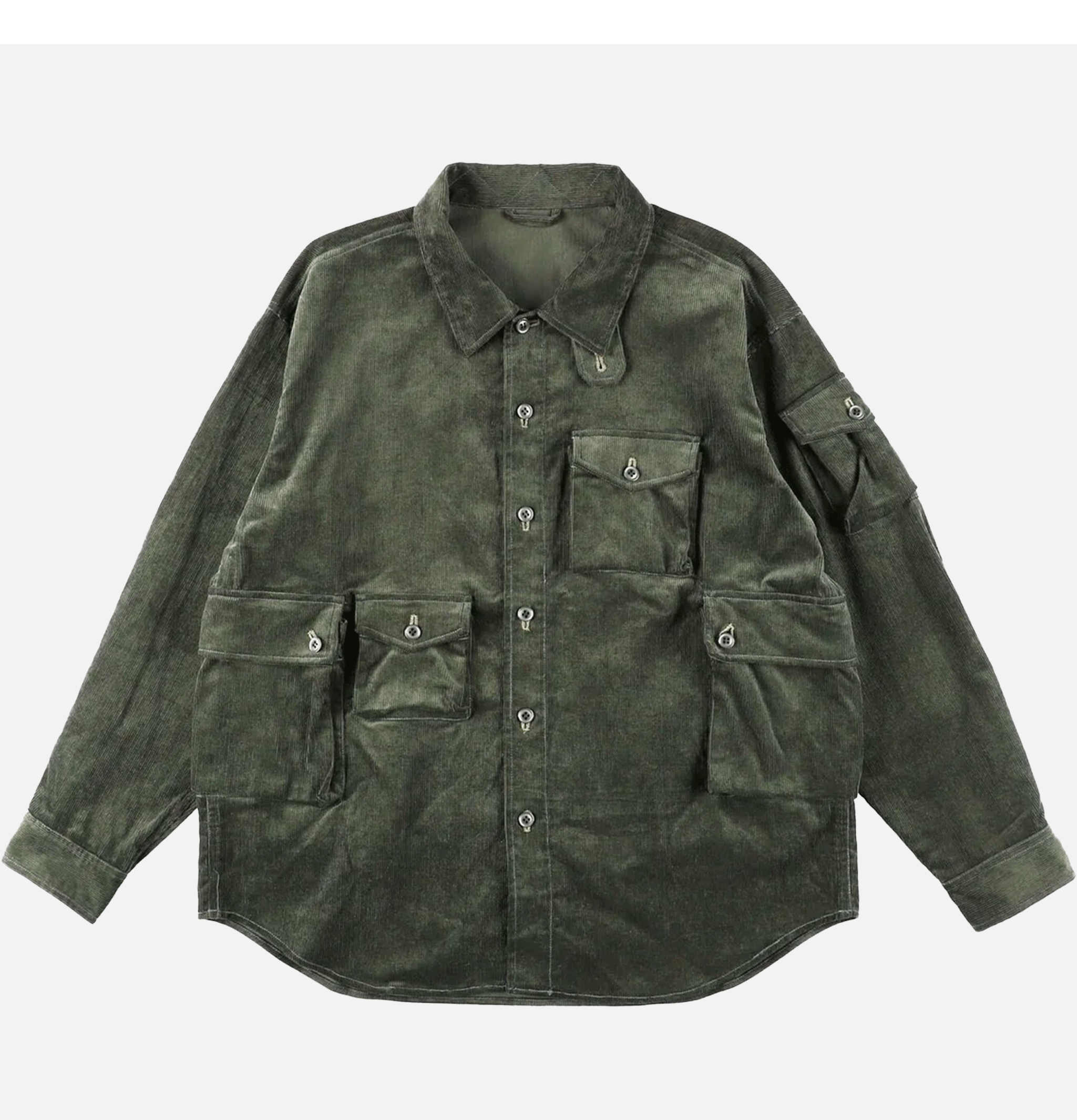 MODMNT Chemise Corduroy Utility Khaki