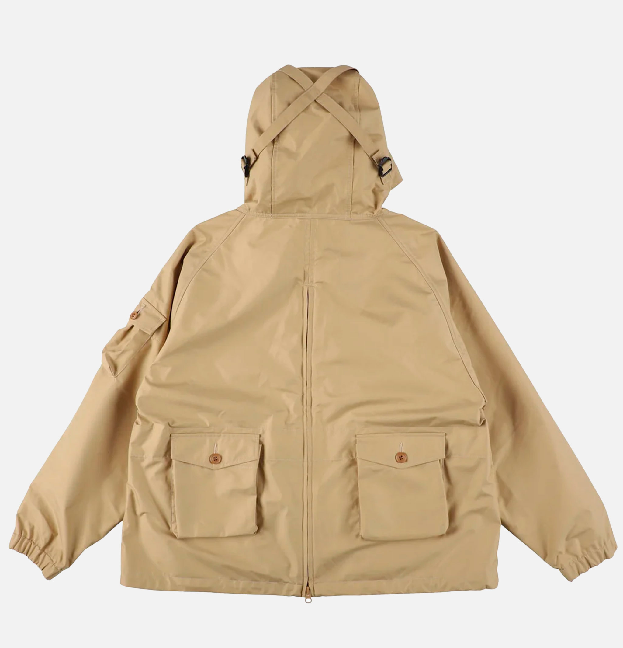MODMNT Mil Smock Short Coat Beige