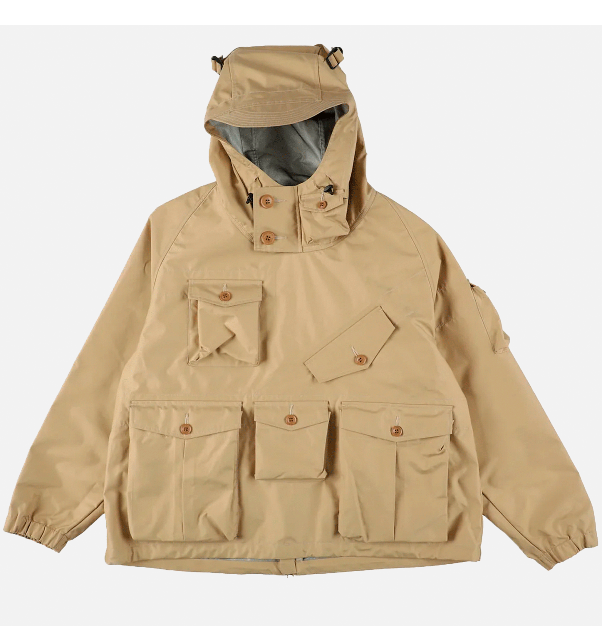 MODMNT Mil Smock Short Coat Beige