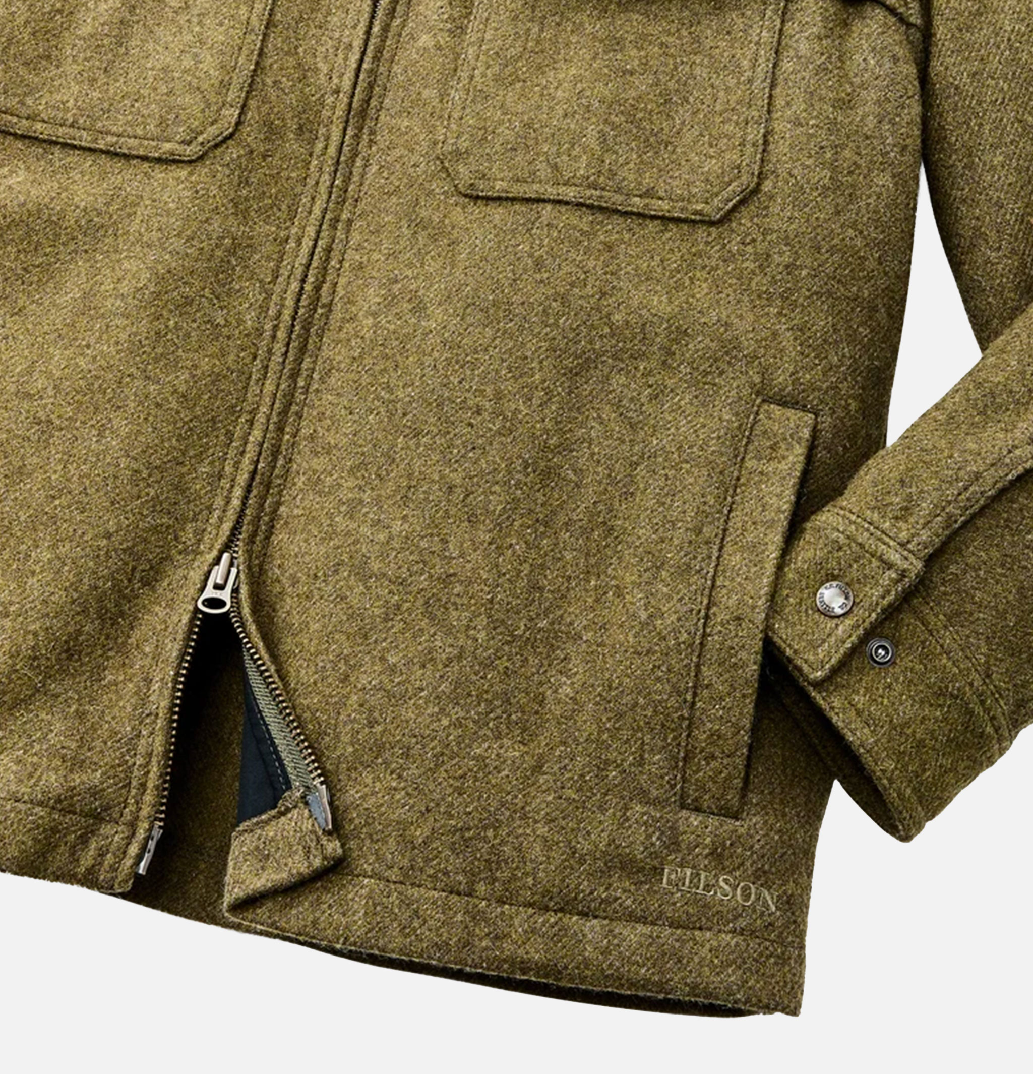 Filson Forester Wool Field Jacket in Green