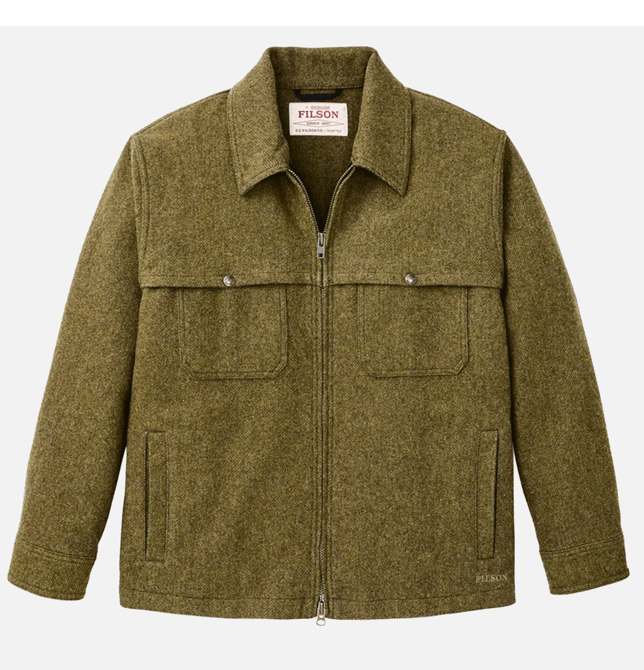 Veste Filson Forester Wool Field Vert