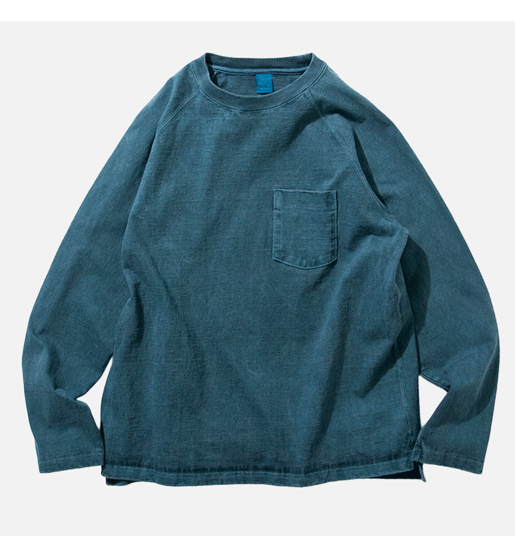 Good On T-shirt Heavy Raglan Pocket Slate