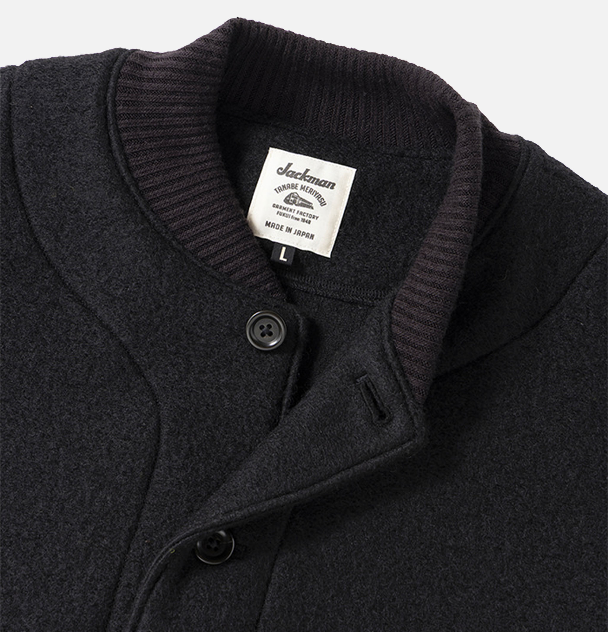 Veste Jackman Wool Ground Jumper Noir