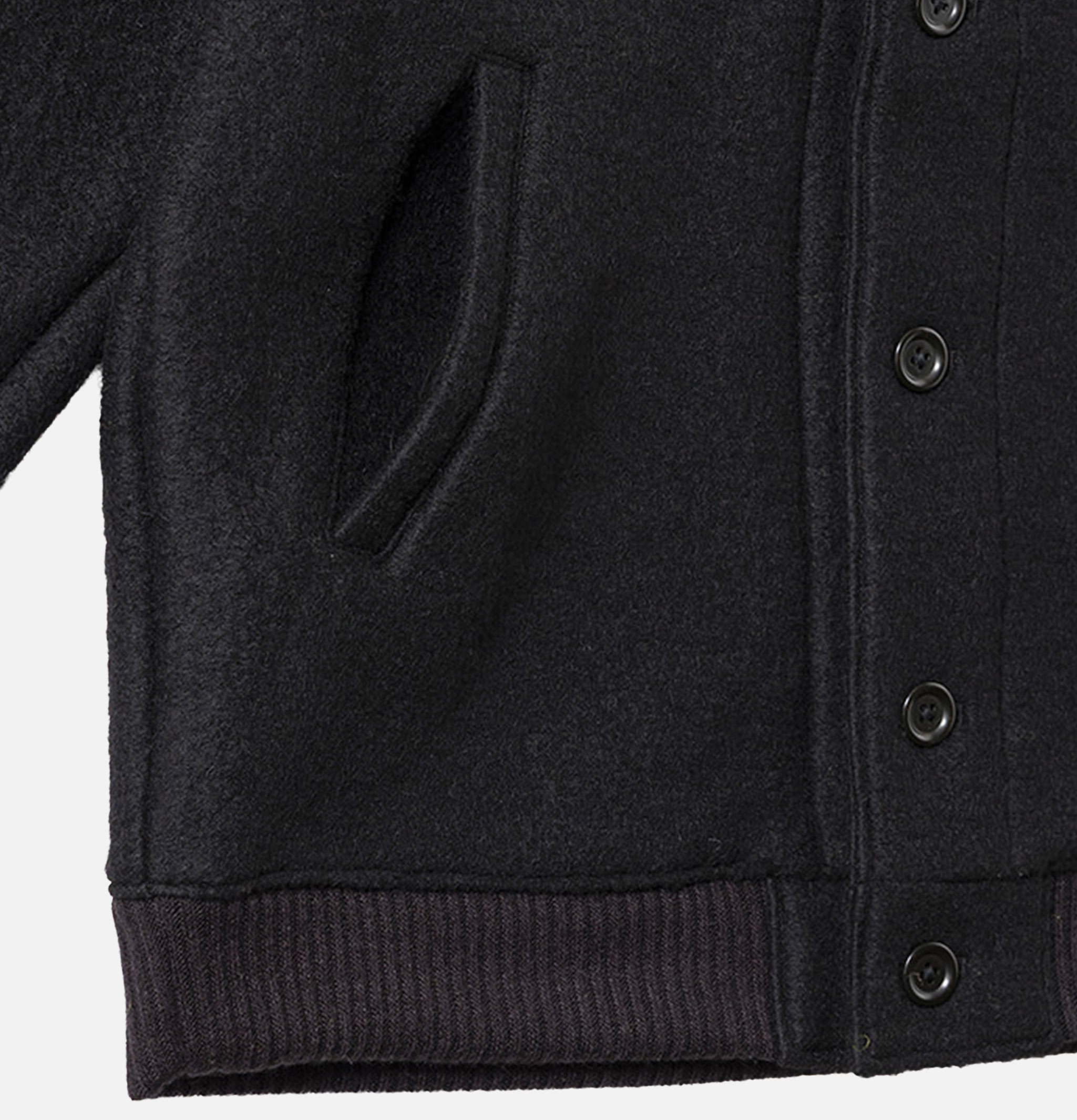 Veste Jackman Wool Ground Jumper Noir