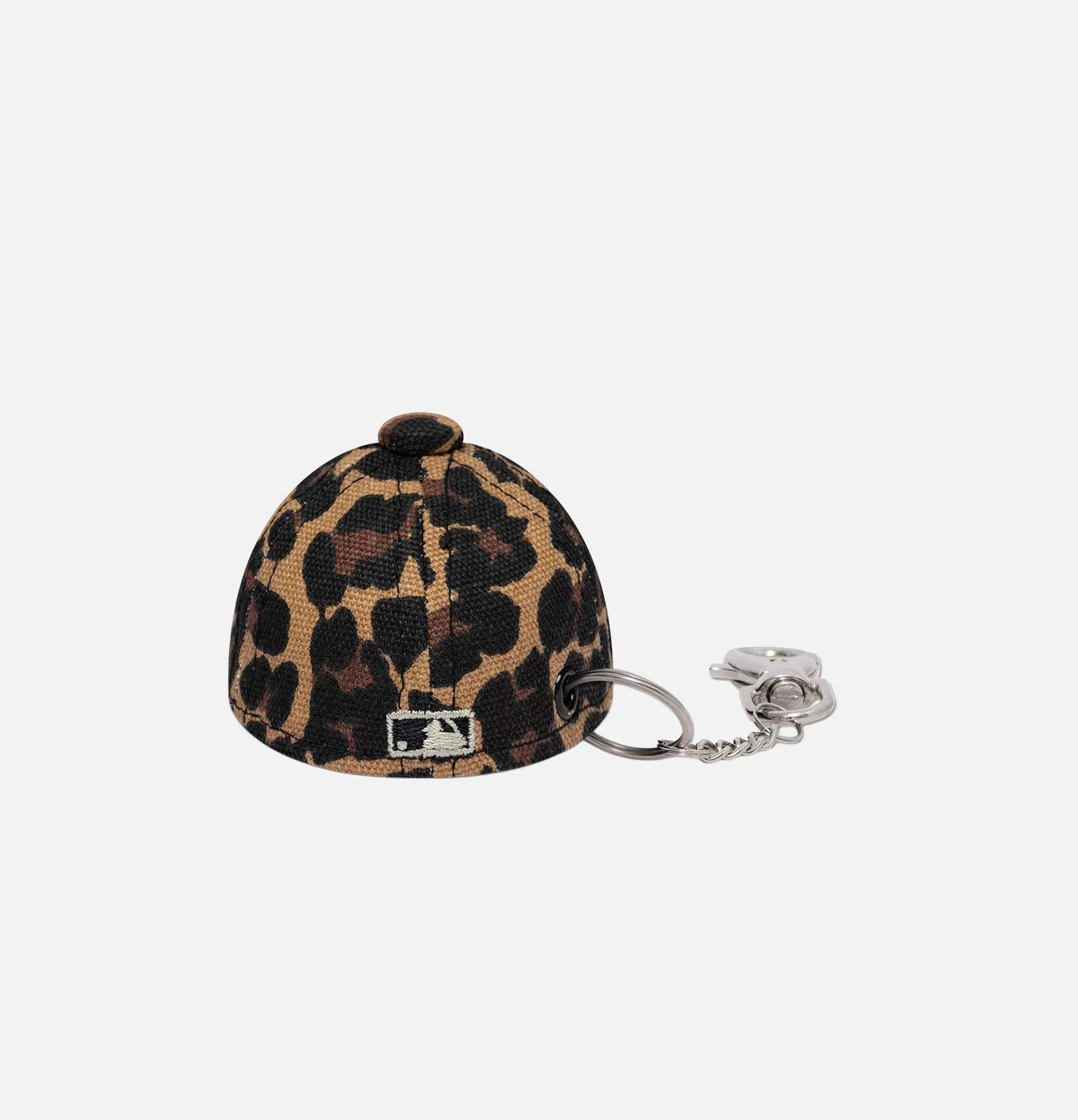 New era Leopard-Print New York Yankees MLB Mini Cap Keychain