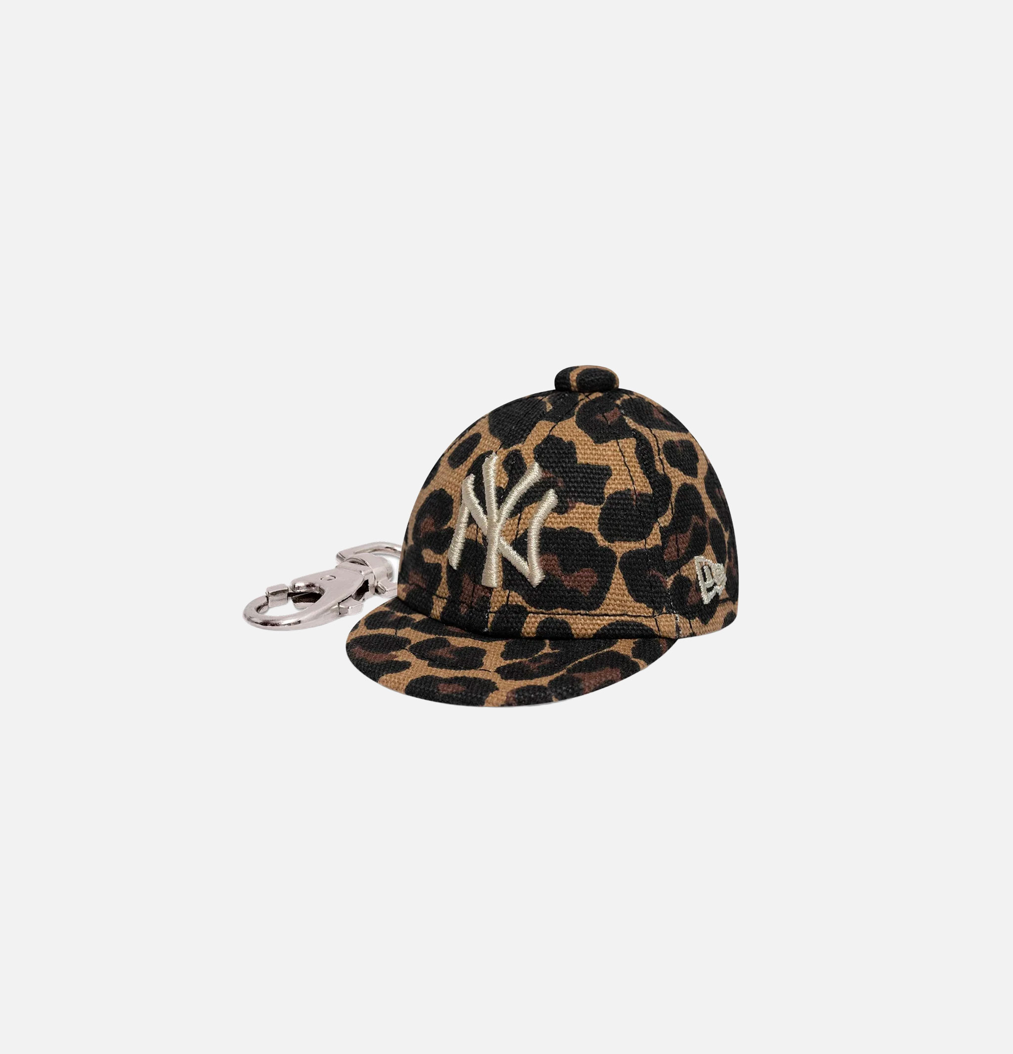New era Leopard-Print New York Yankees MLB Mini Cap Keychain