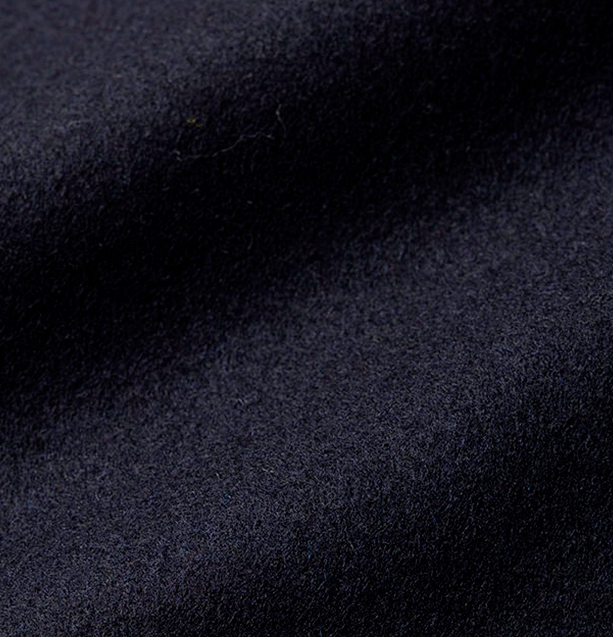 Jackman Melton Collarless Jacket Black