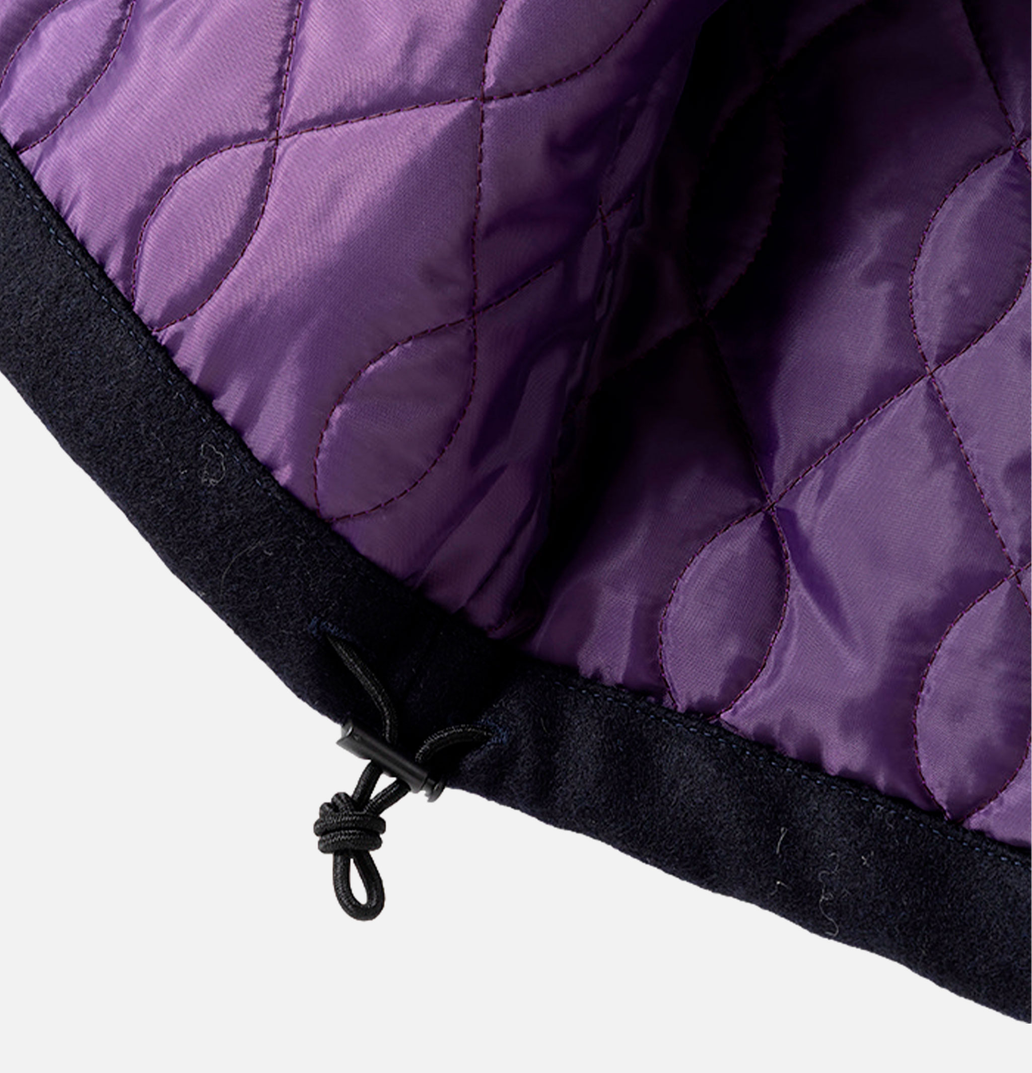 Jackman Melton Collarless Jacket Dark Navy