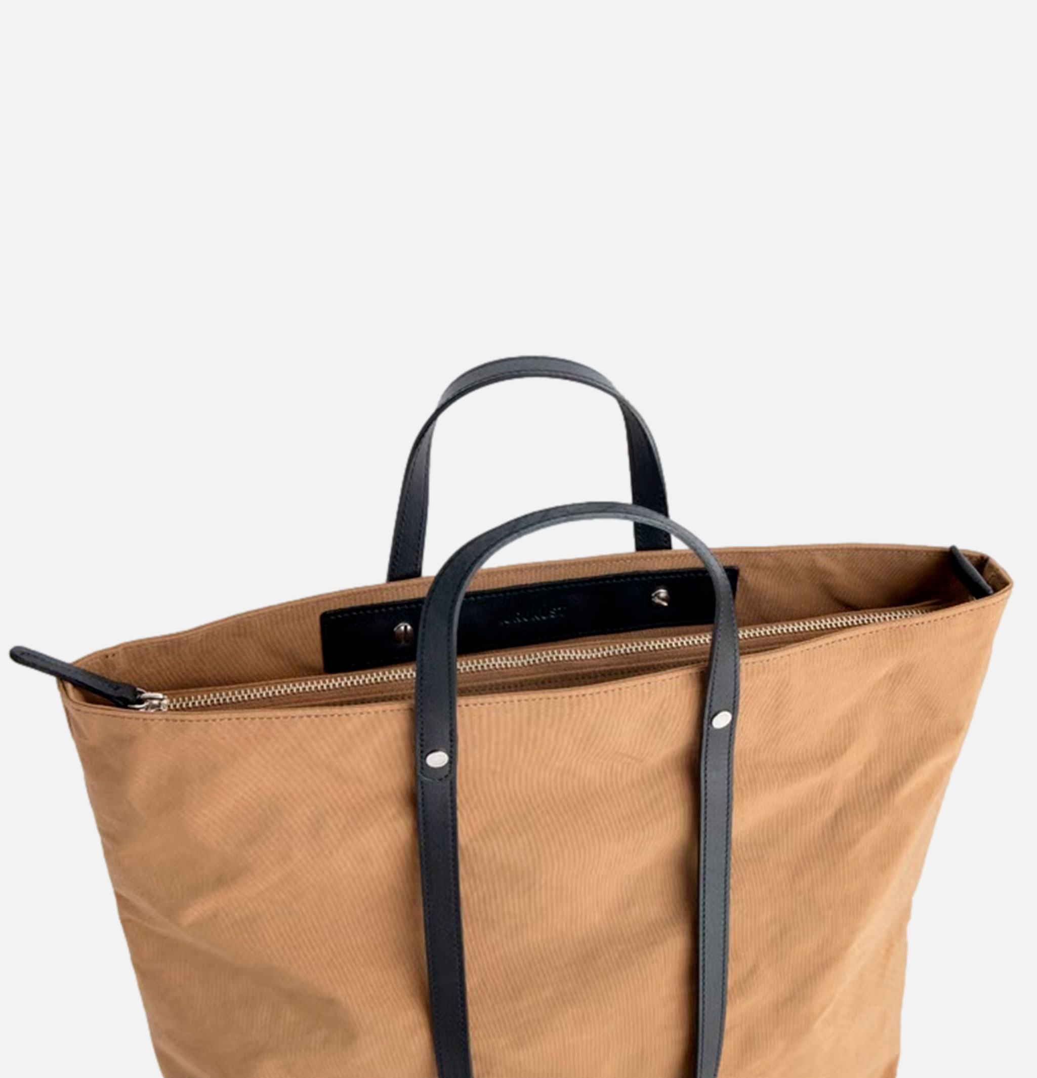 Urukust Twistloop Zip Medium Tote Bag Camel